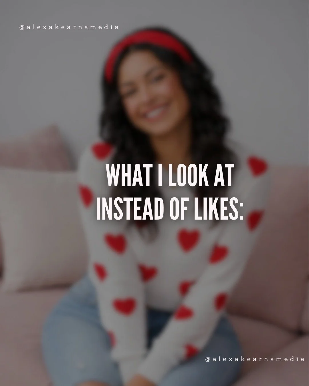 February feels like the perfect time to say this: likes are cute, but they&rsquo;re not the goal 💗 I care about connection, intention &amp; results, not just numbers on a screen. Because your brand deserves more than vanity metrics, it deserves real