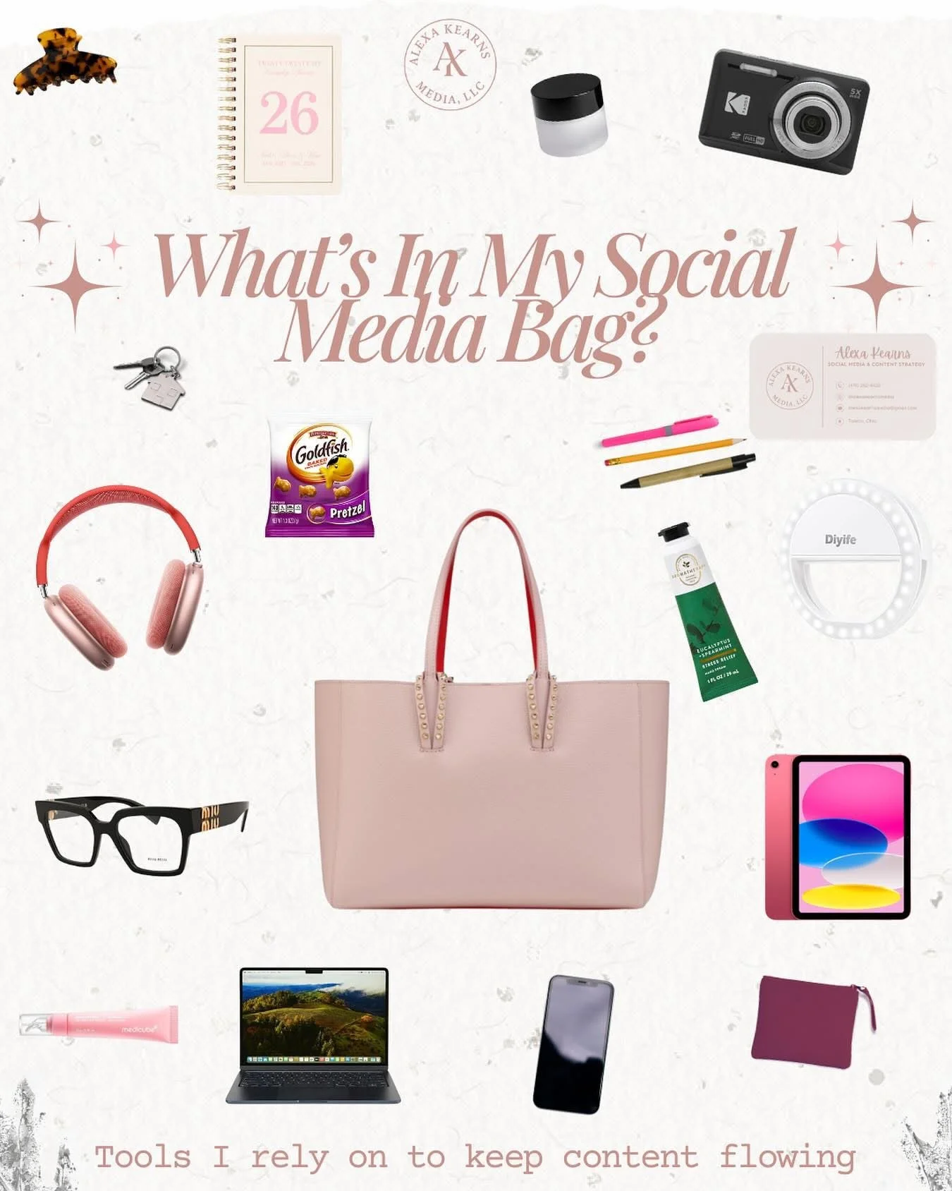 What’s in My Bag Graphic