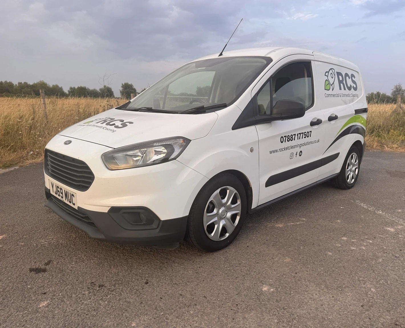 RCS Carpet Cleaning Van in Weston-Super-Mare
