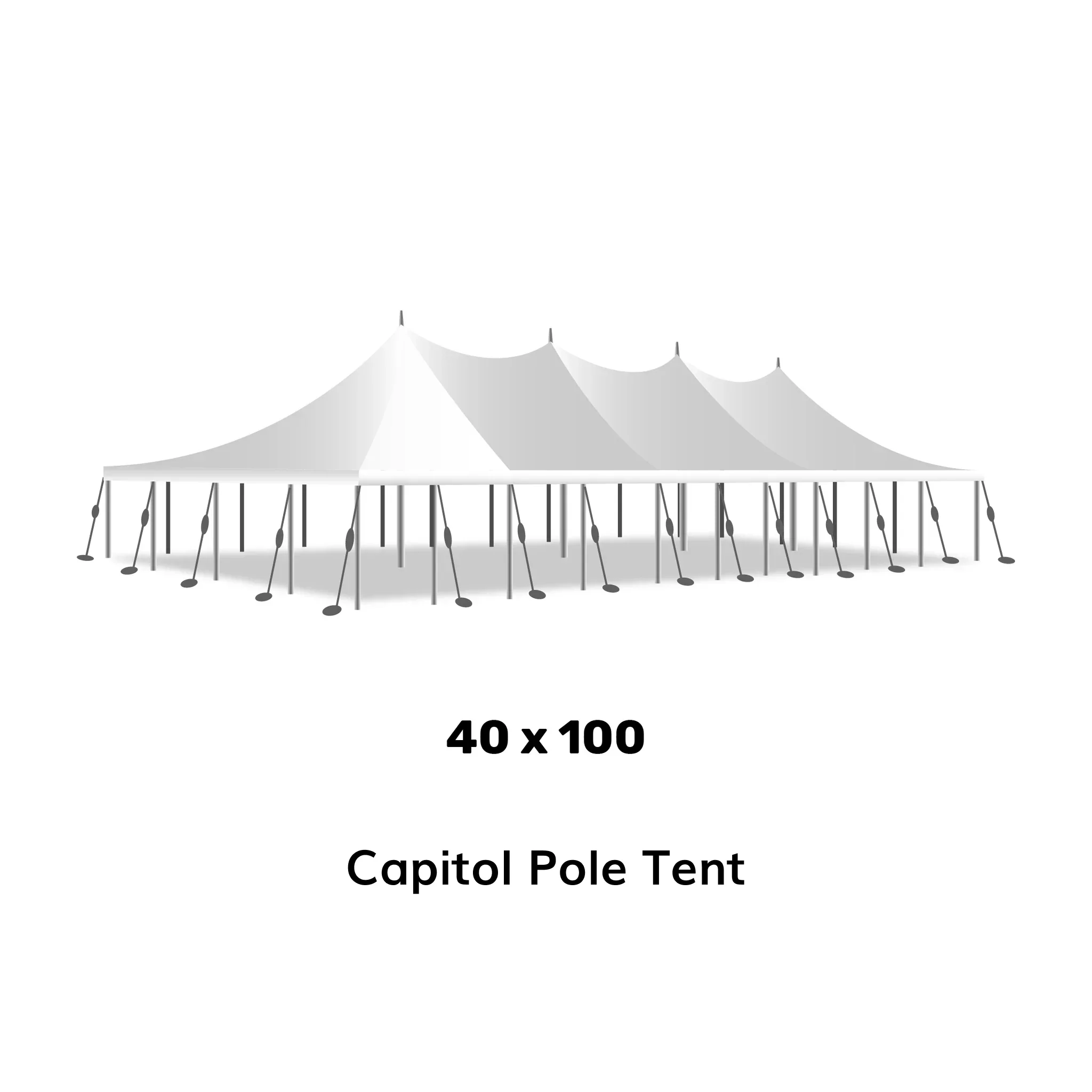 40x100 Capital Pole Tent