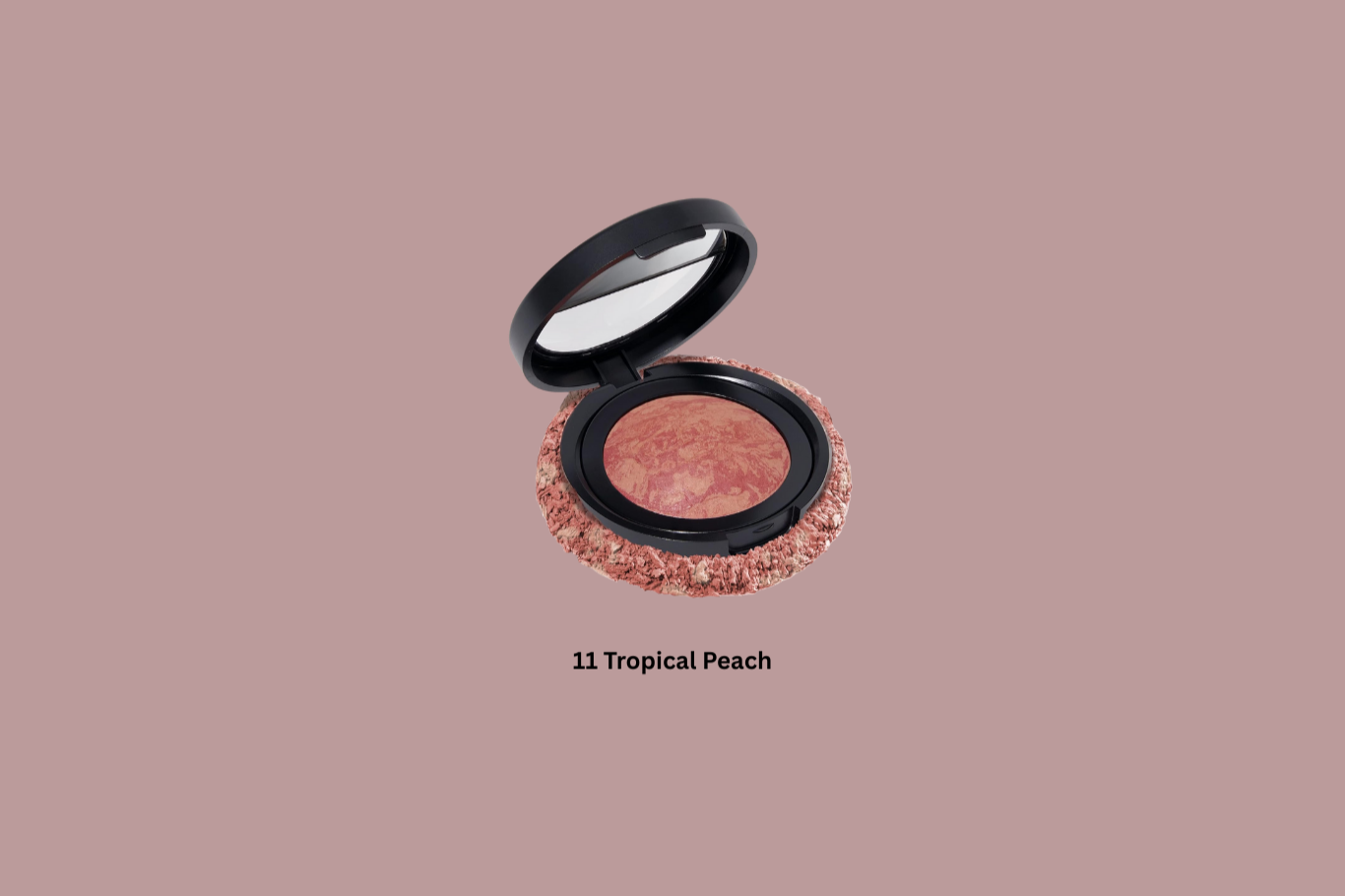 A warm peach blush that adds instant brightness to the face. Blends easily for a sun-kissed, healthy glow that flatters all skin tones.