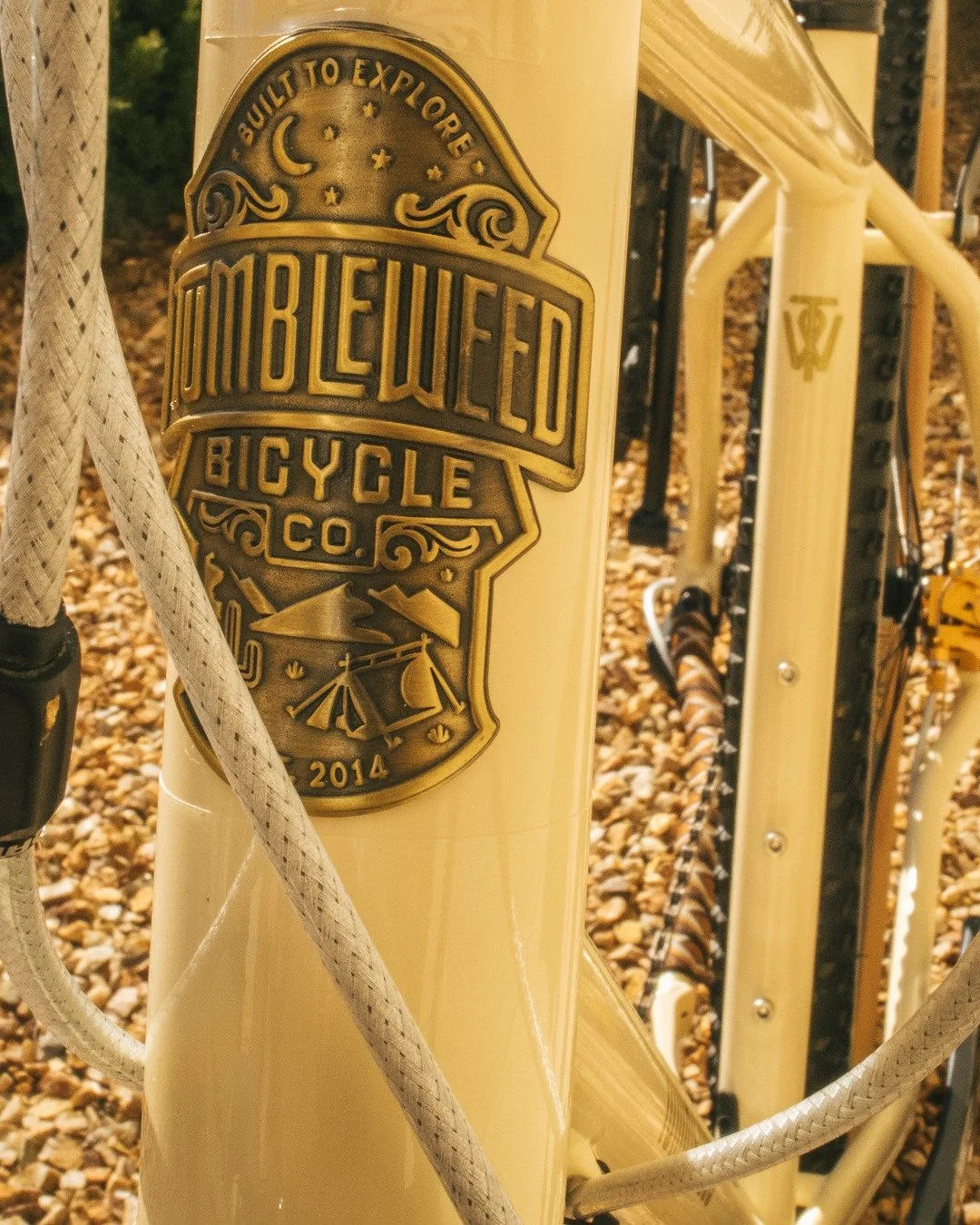 A month ago we built the shop's first custom Tumbleweed Bicycle Company frame for Ren Stubblefield. We're proud to hear nothing but great things about the build and the stoke it brings riding the rugged Arizona terrain. This rig will embark on a mult