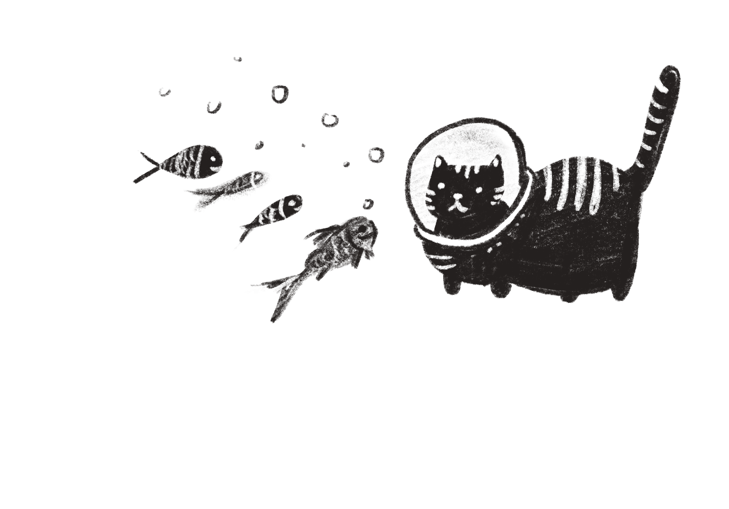 scuba cat and fishes.png