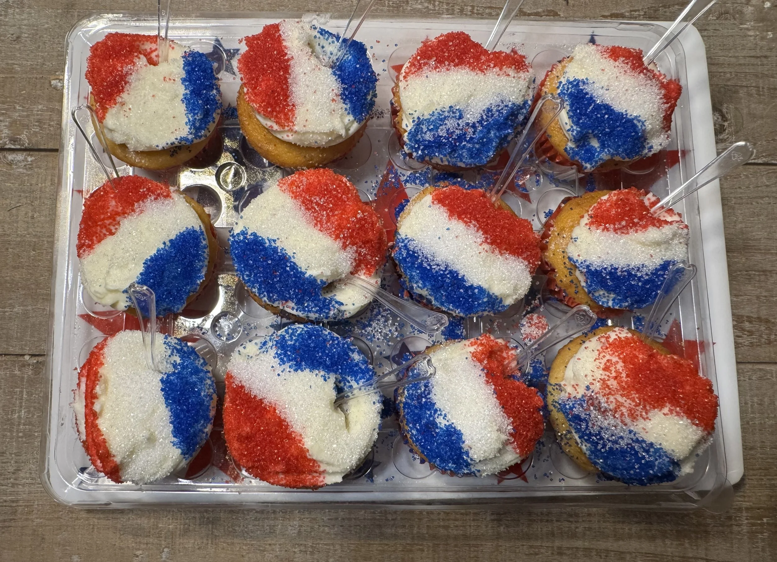 Snow Cone Cupcakes