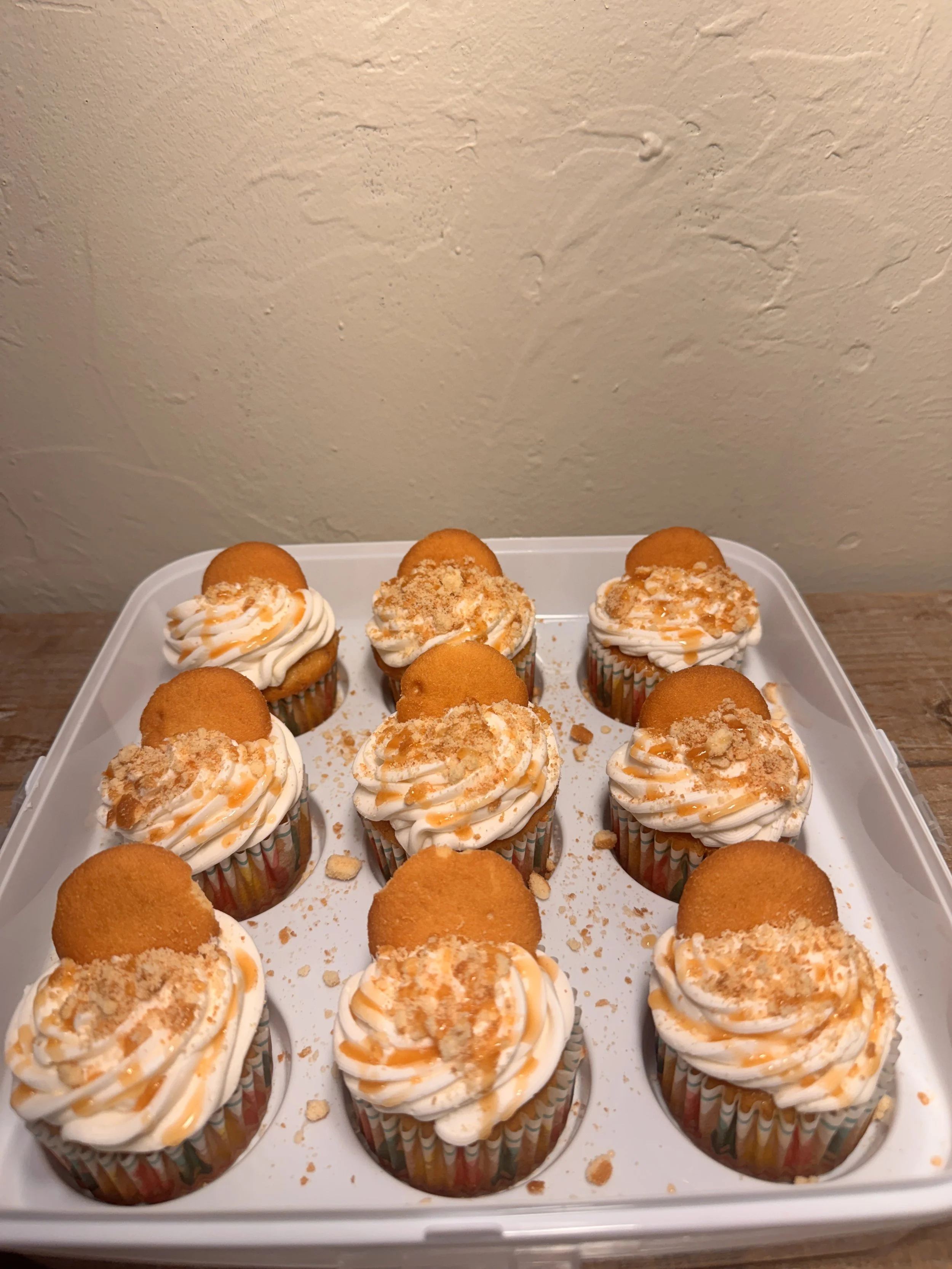 Banana puddings cupcakes