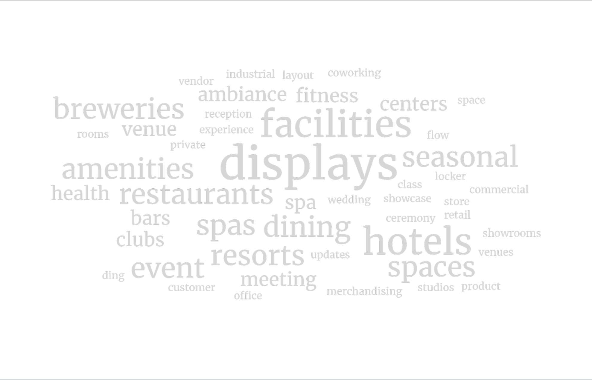 Hospitality Word Cloud