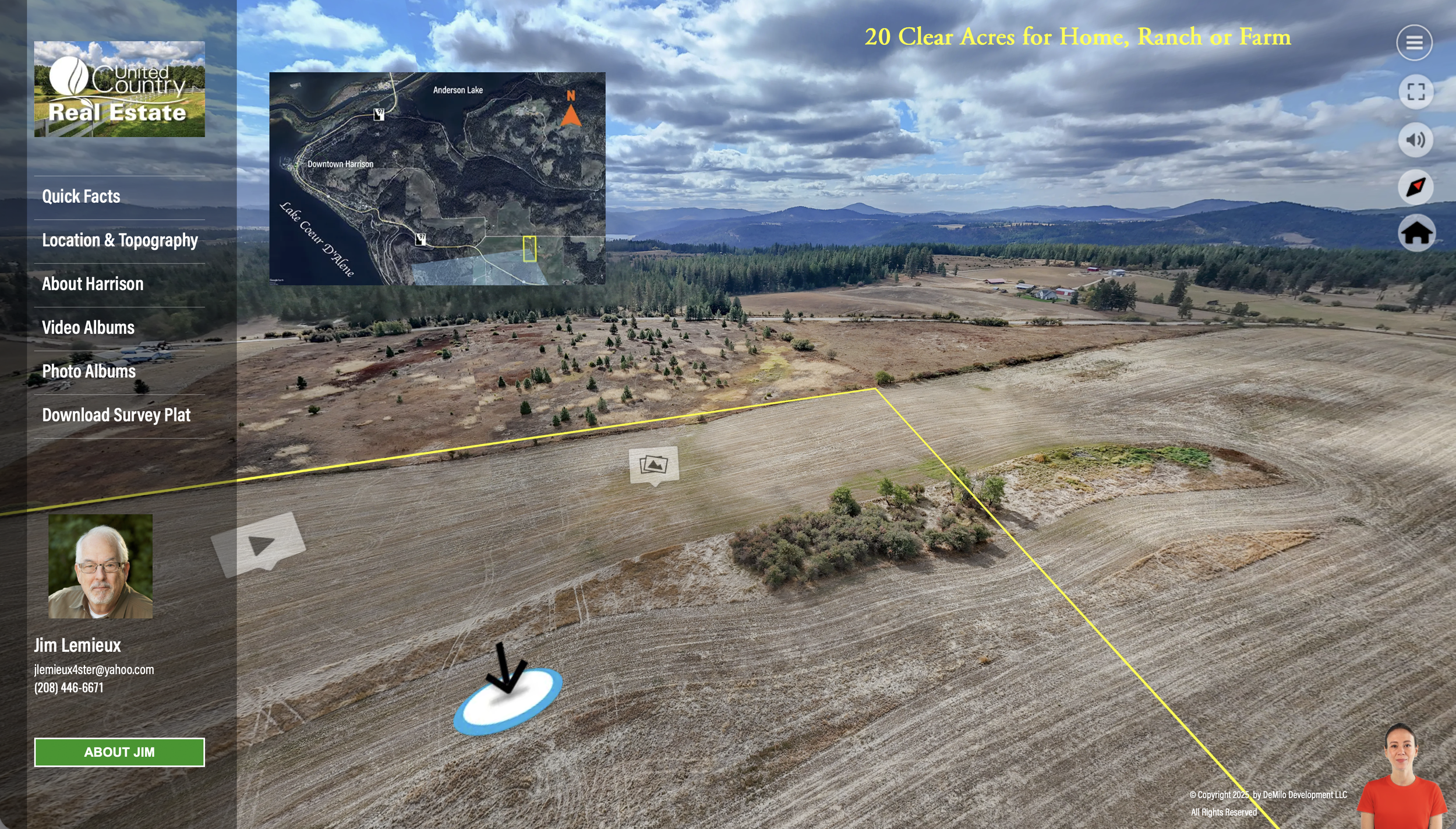 Landvision3D Tour of farmland