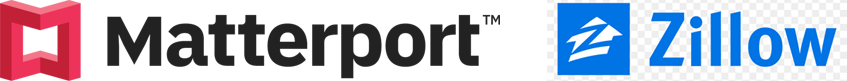 Logos of Materport and Zillow