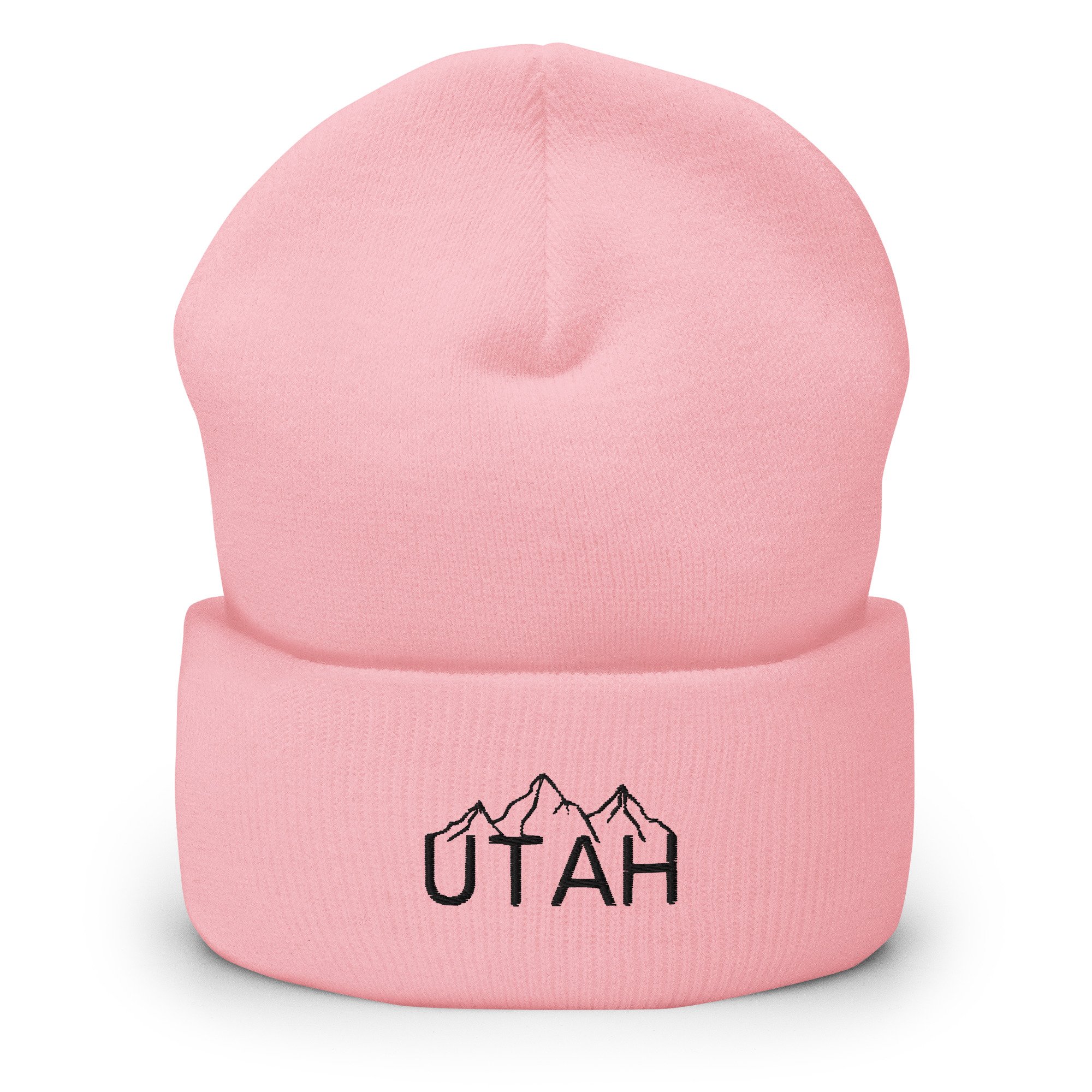 UTAH Mountains Embroidered Beanie