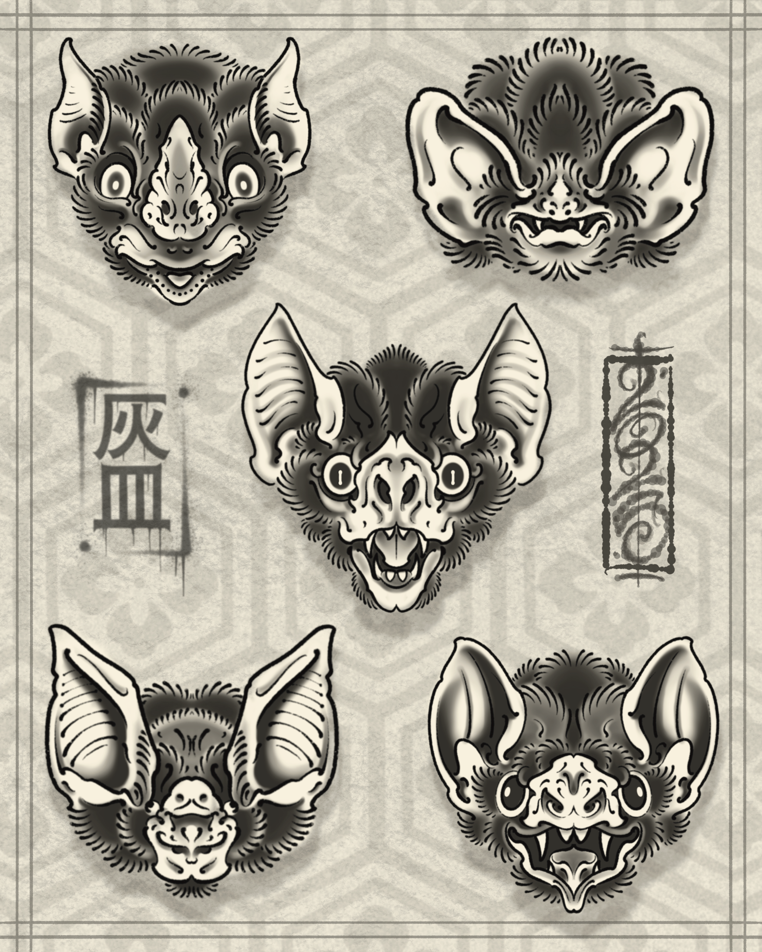brisbane-tattoo-artist-flash-neotrad-trad-bats-batheads-designs.PNG