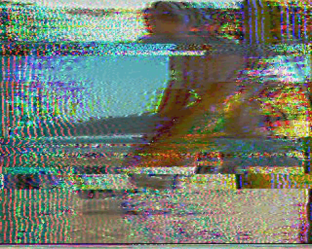   Untitled (By the Water With Me and Ateh)  2025 Slow-scan television image 