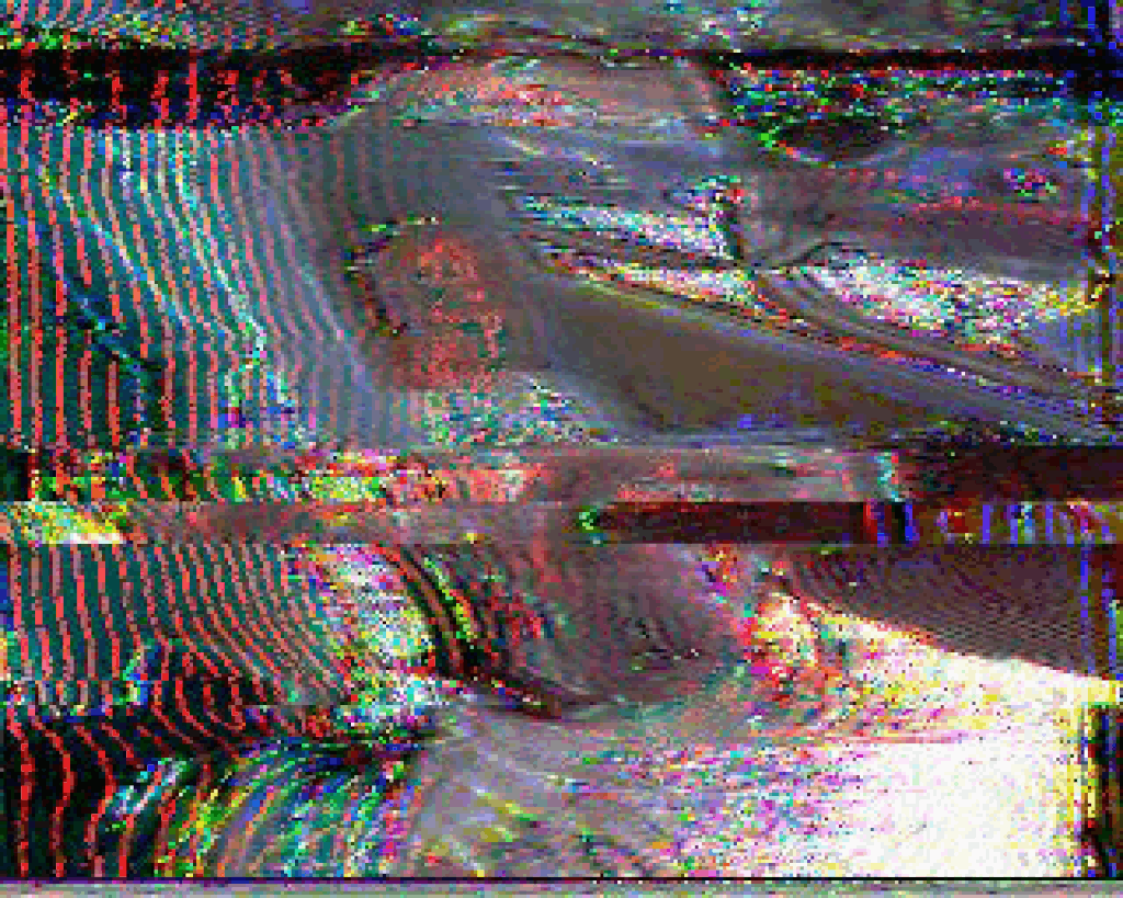   Untitled (Driving Us to Nowhere)  2025 Slow-scan television image Looping 