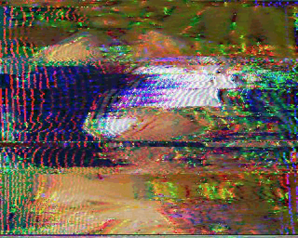   Untitled (Cradling Me)  2025 Slow-scan television image 