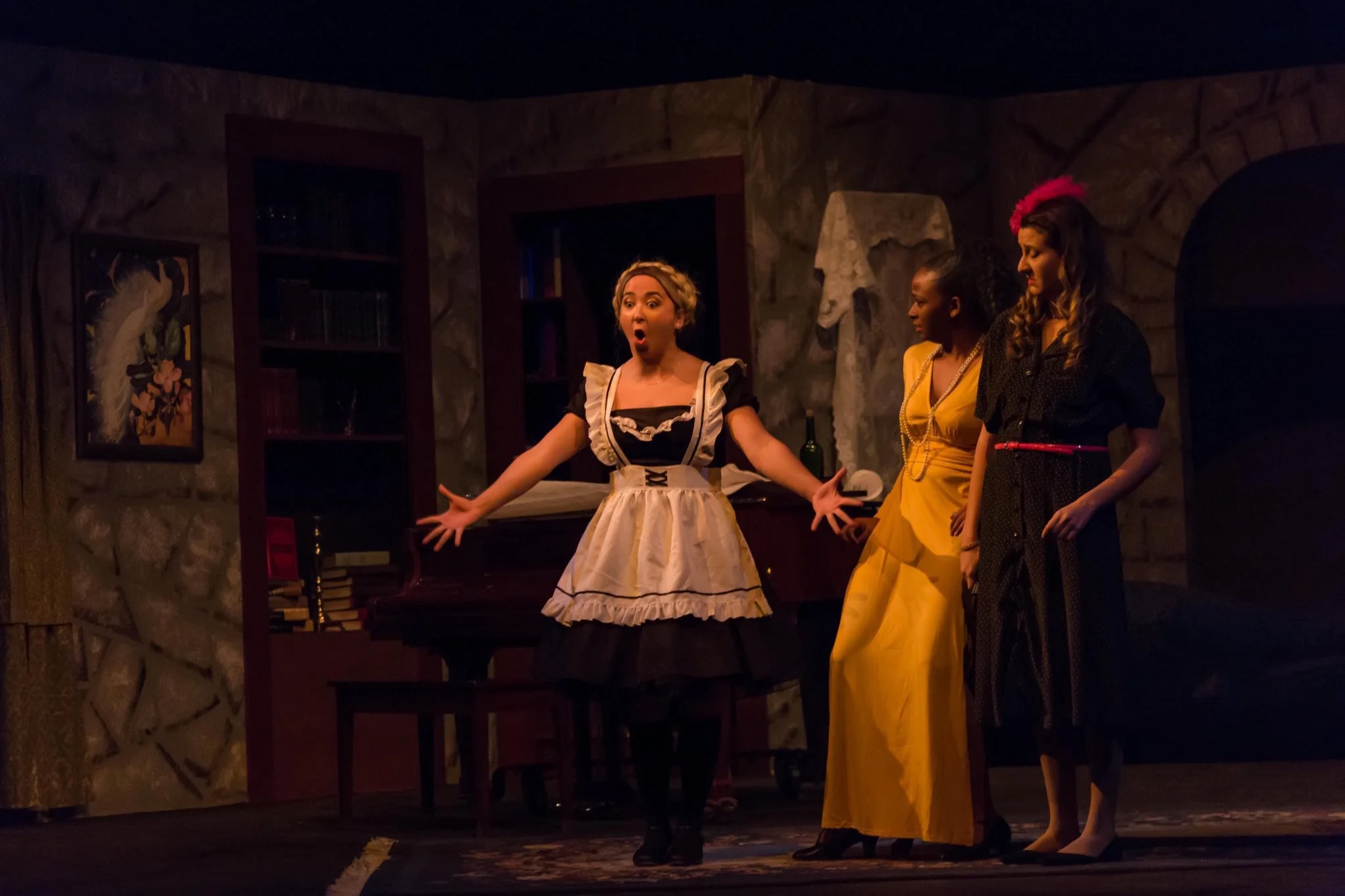 The Musical Comedy Murders of 1940. City Theatre of Independence, 2023. Helsa. Jennah Finnegan