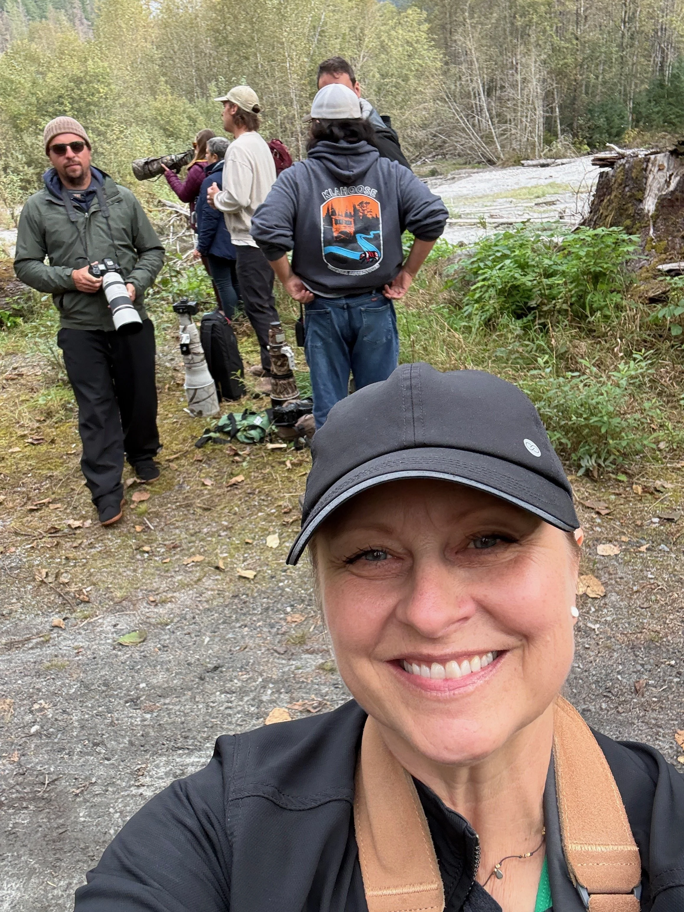Shooting at the grizzly bear workshop in British Columbia, Canada.