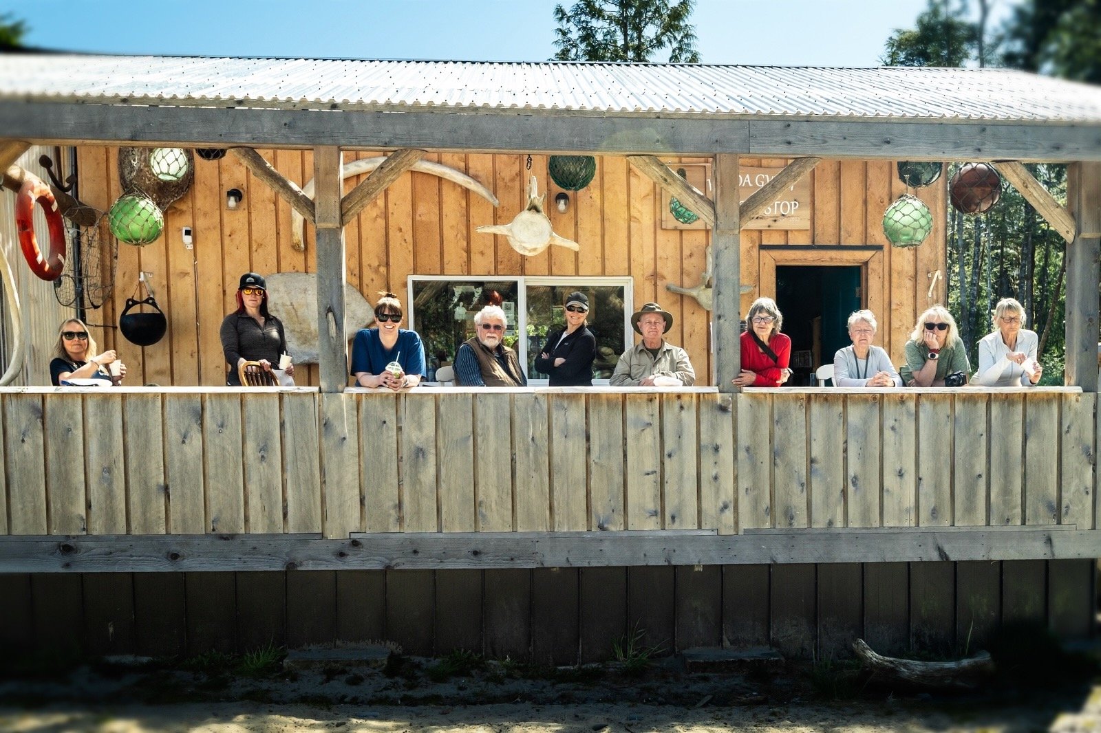 Group shot of all of the Haida Gwaii workshop participants.