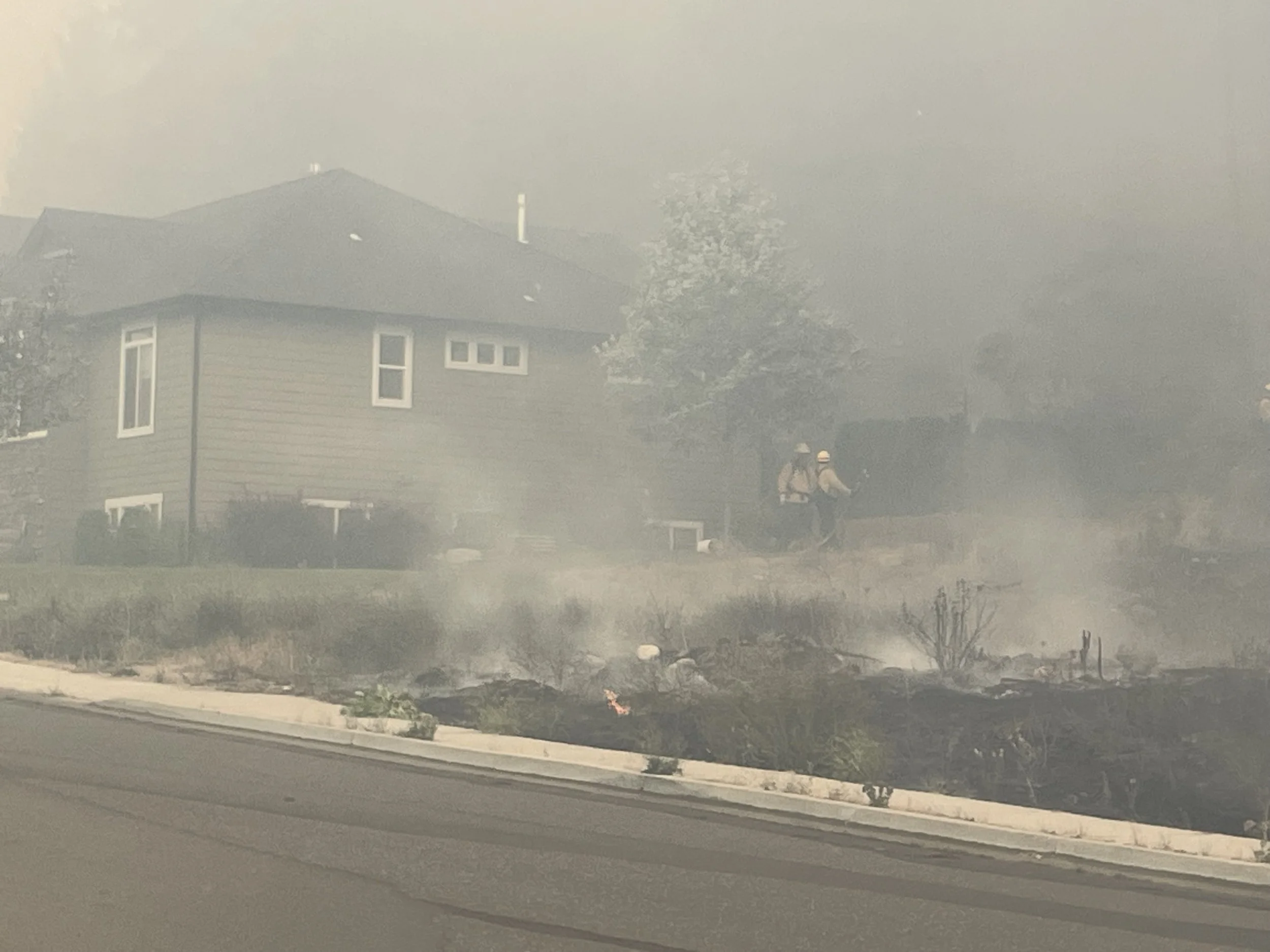 Our house post fire.