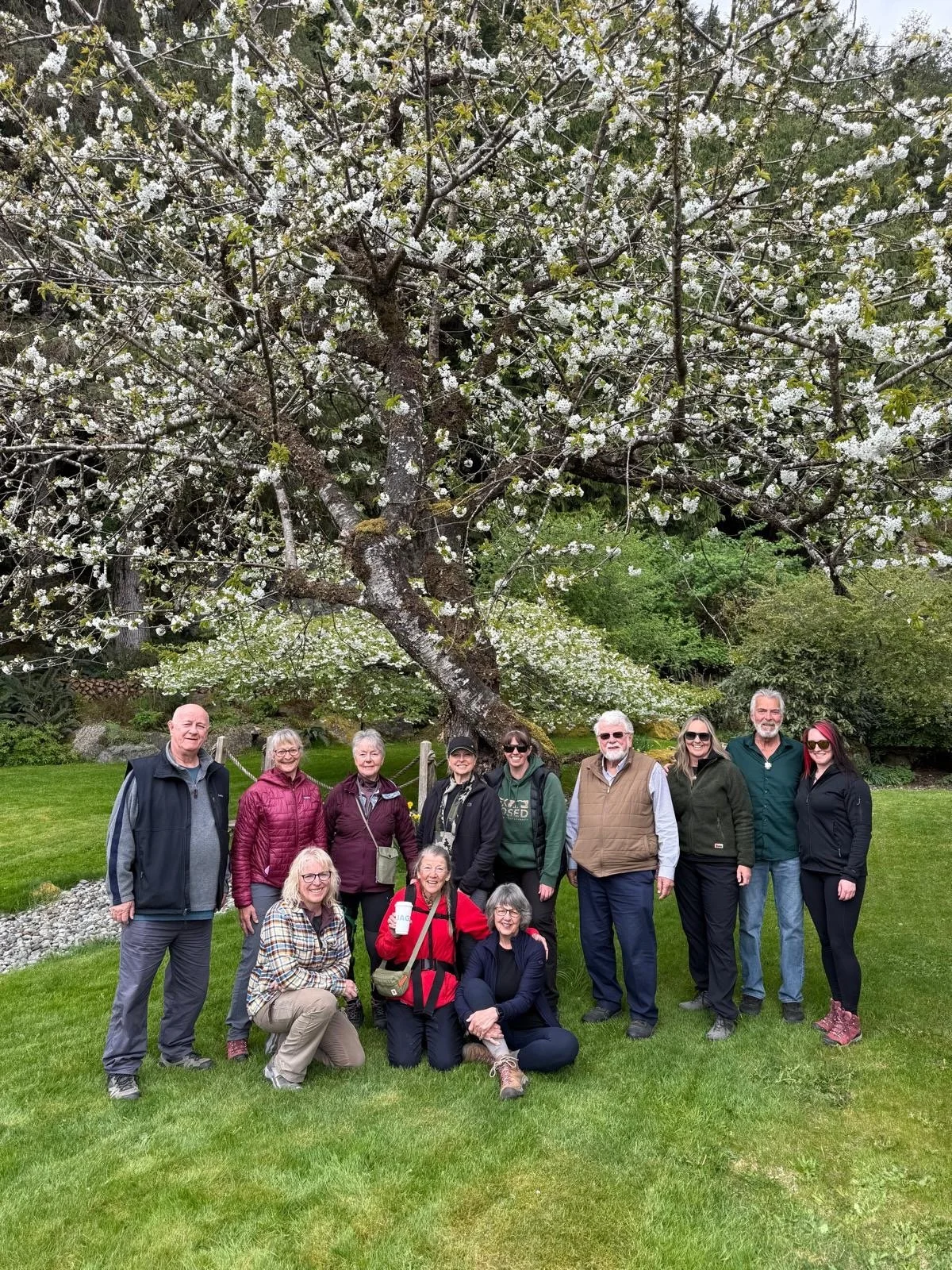 Group shot of all of the Haida Gwaii workshop partcipants.