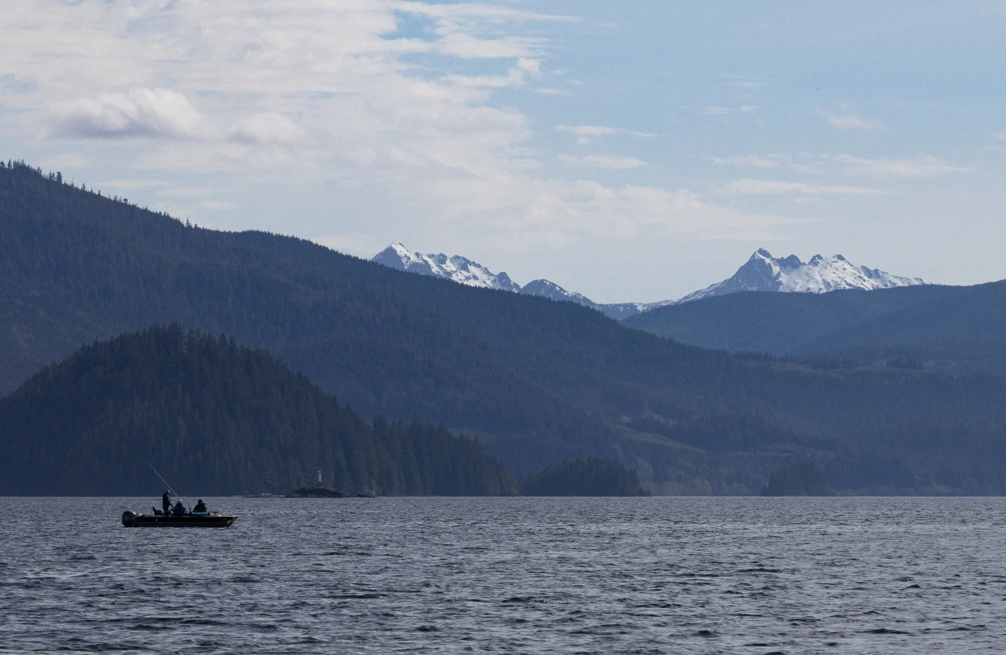 Mid-day shooting in Haida Gwaii.