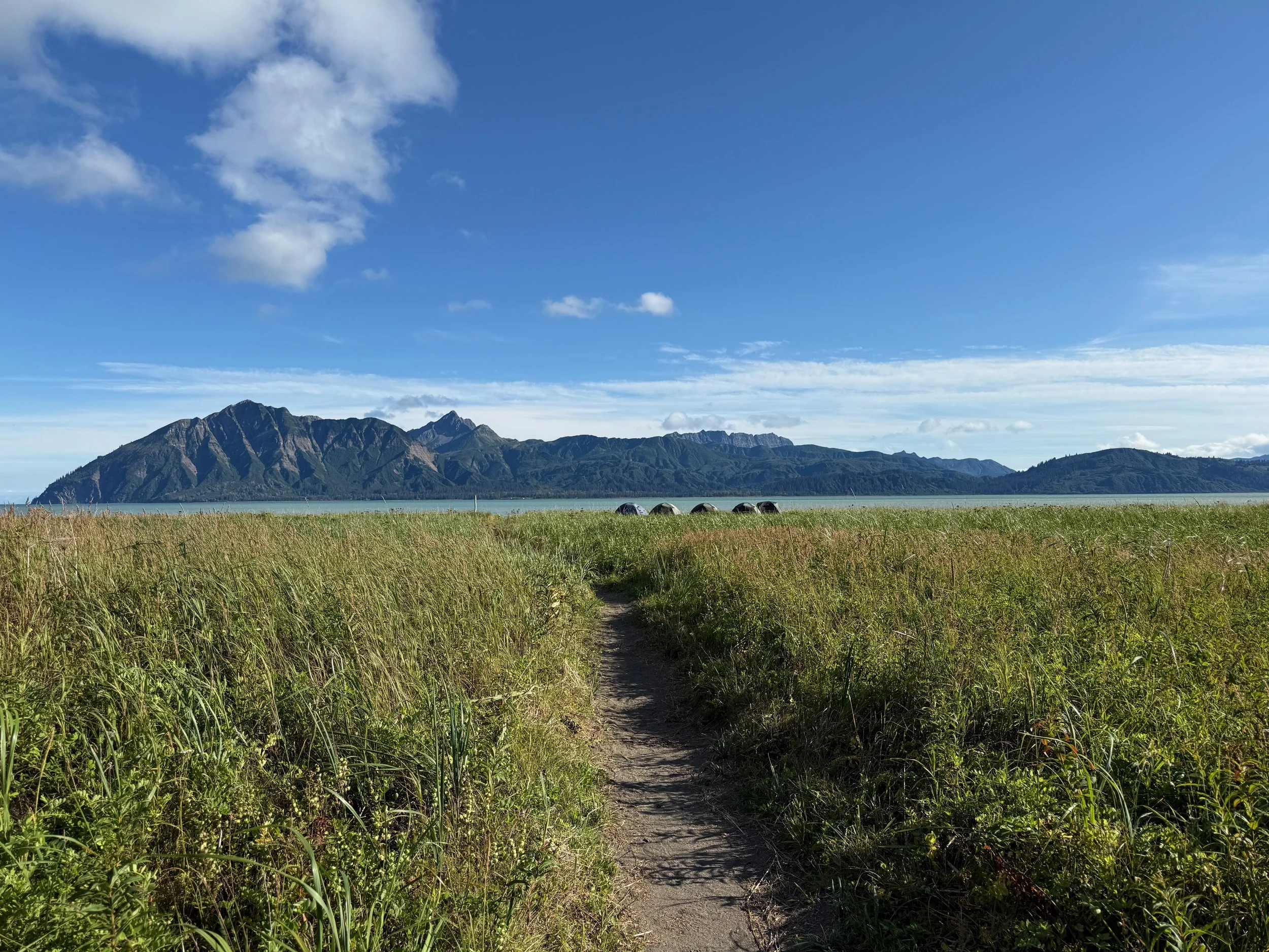 Another shot of campsite in Chinitna Bay, Lake Clark National Park, Alaska.