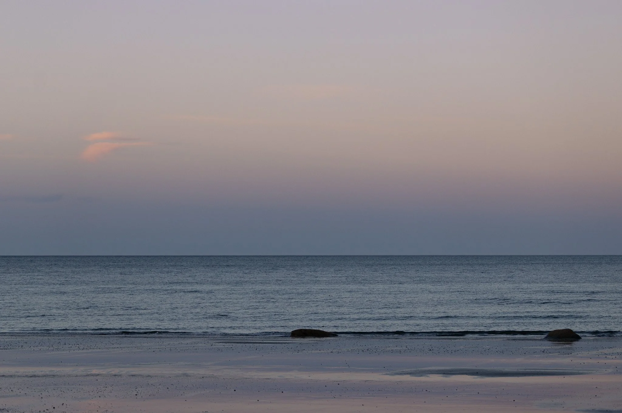 Evening on the beach in Haida Gwaii.