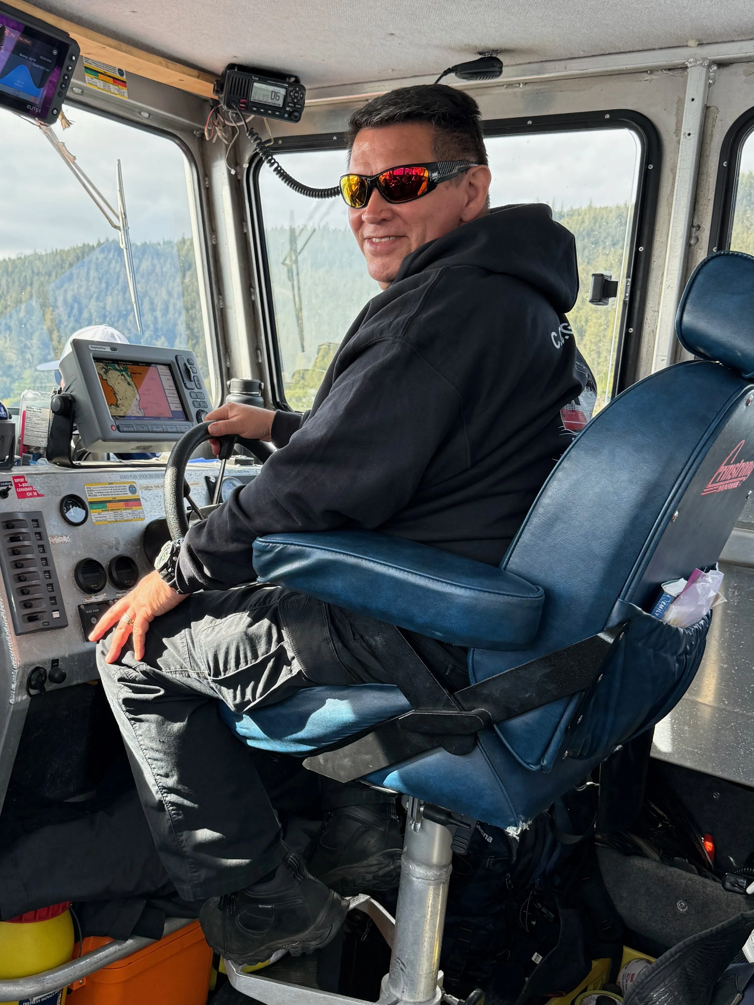 Robert, our Haida Style boat captain.