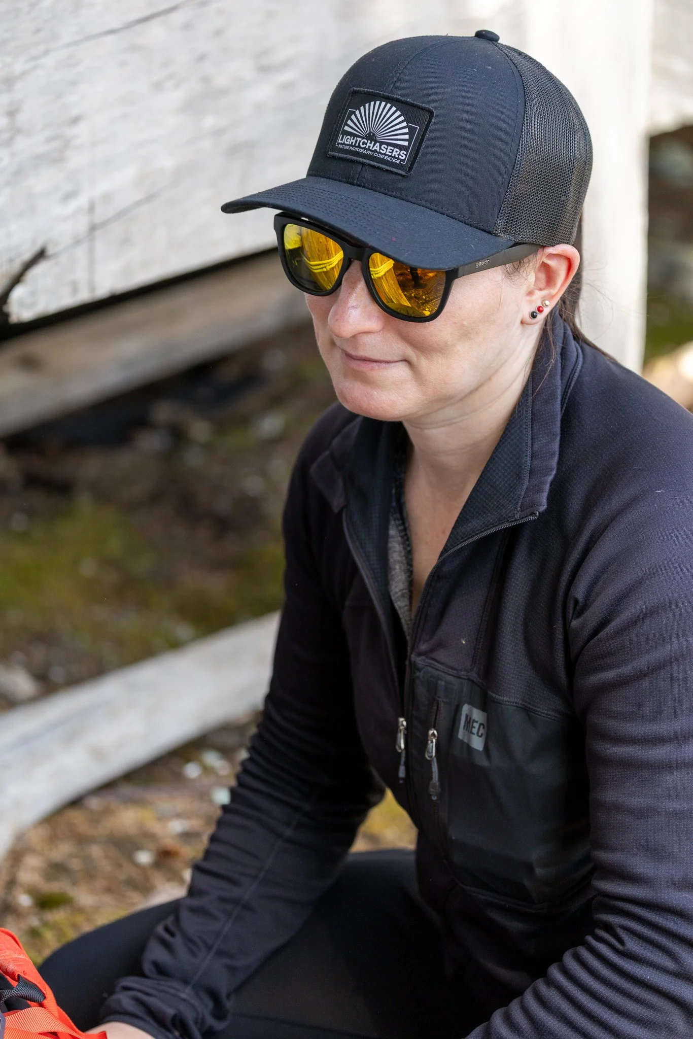 Monika Deviat in Haida Gwaii.