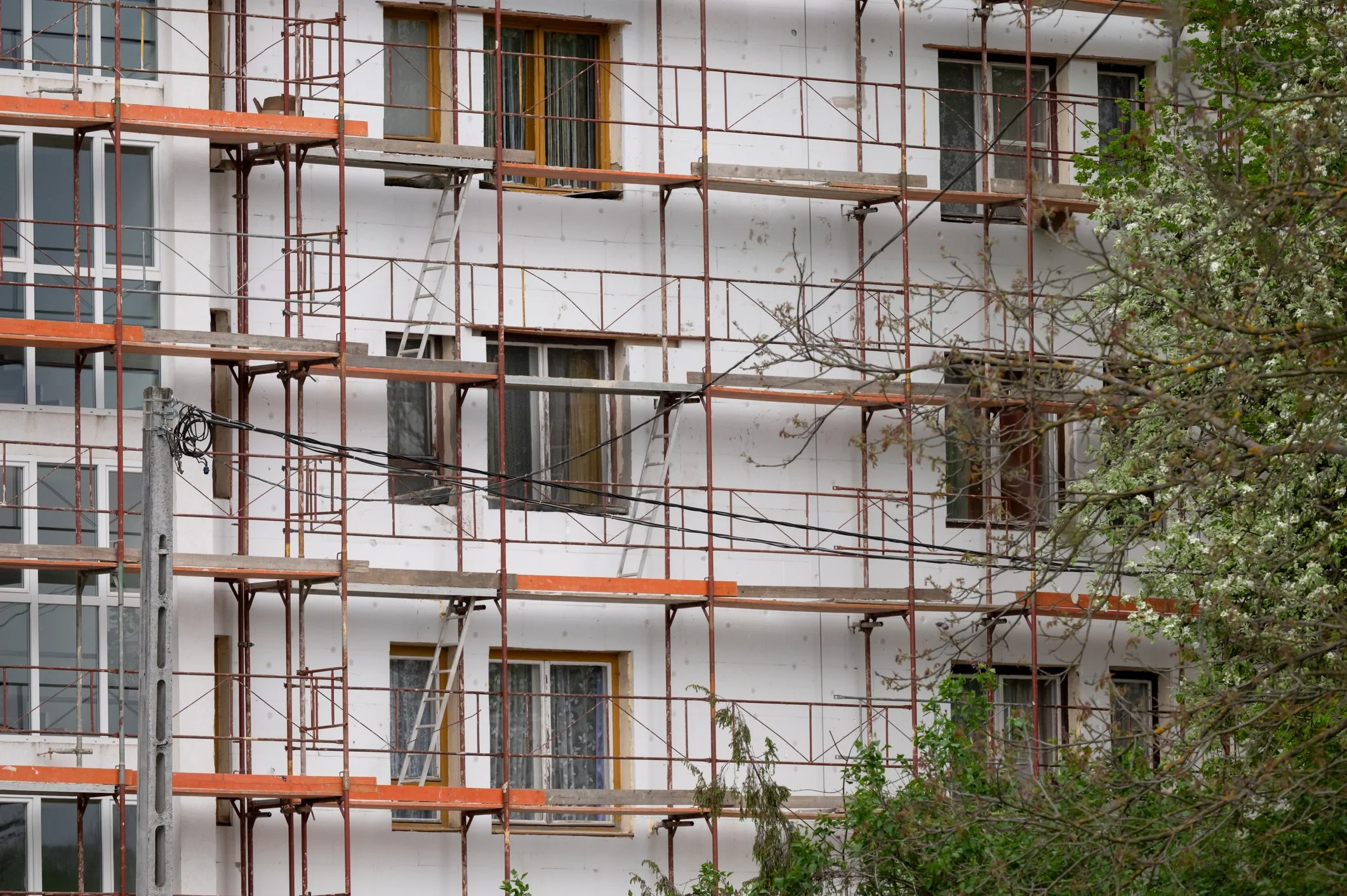 Building façade upgrades