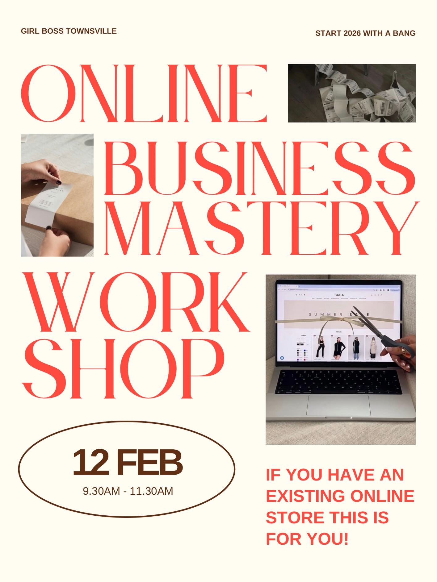 Have an online store and want to boost sales in 2026? (Who doesn&rsquo;t!)

I have already spoken to many ladies about this topic so I have decided to offer an Online Business Workshop to kickstart the new year to help even more ladies by sharing the