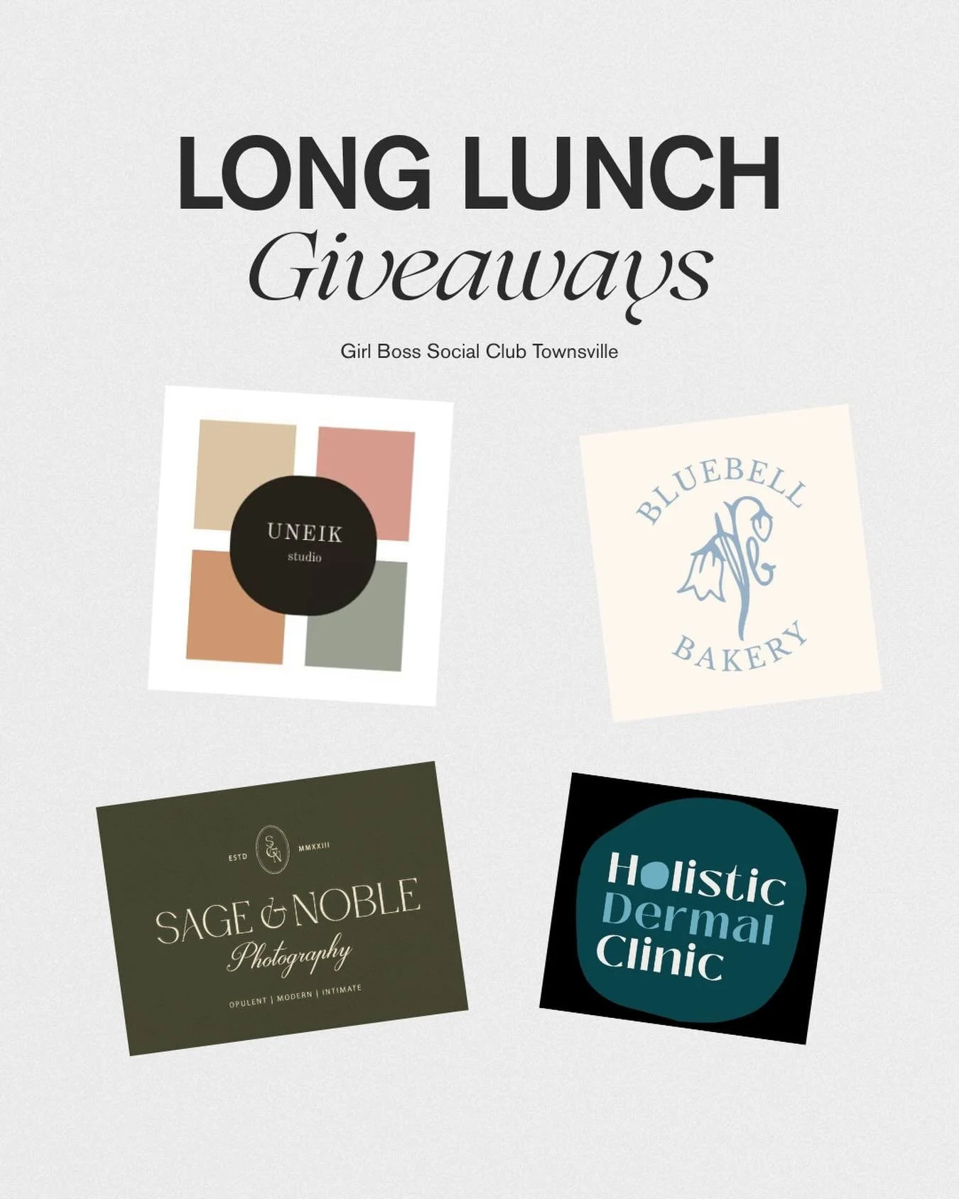 So excited to bring some epic giveaways to our International Women&rsquo;s Day Event on 8th March! 

If you haven&rsquo;t grabbed your ticket for this indulgent long lunch at Shorehouse with likeminded small business owners jump on our website now 

