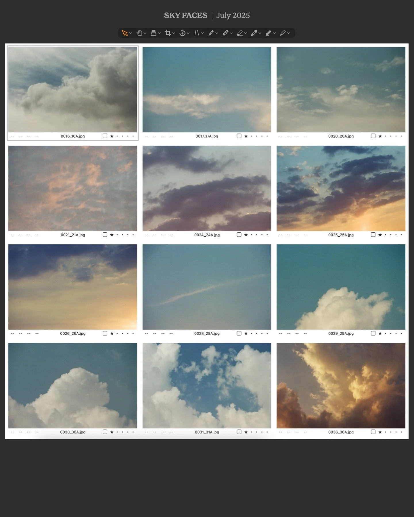 Sky Faces | July.2025