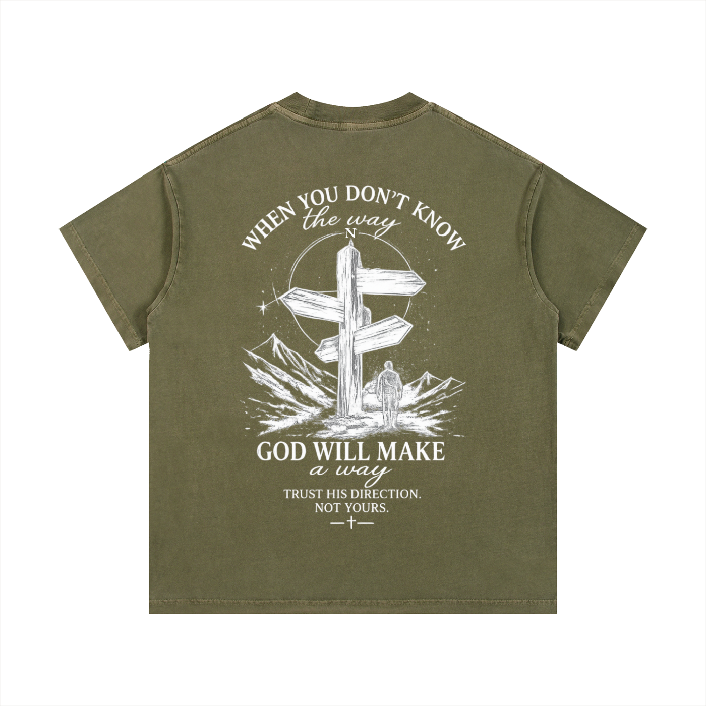 Don't Panic Just Pivot Oversized Vintage Wash T-Shirt