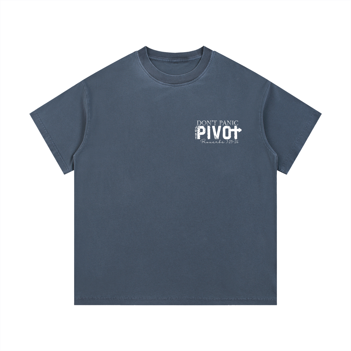 Don't Panic Just Pivot Oversized Vintage Wash T-Shirt