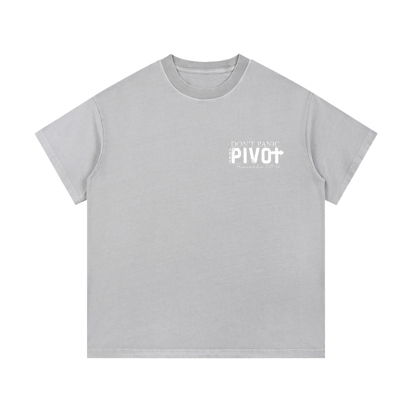 Don't Panic Just Pivot Oversized Vintage Wash T-Shirt