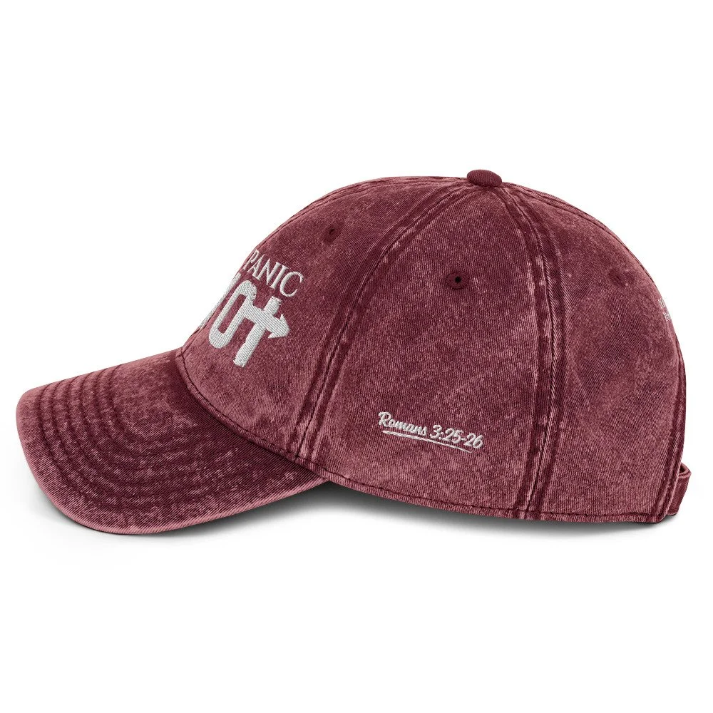 Don't Panic Just Pivot Vintage Wash Hat