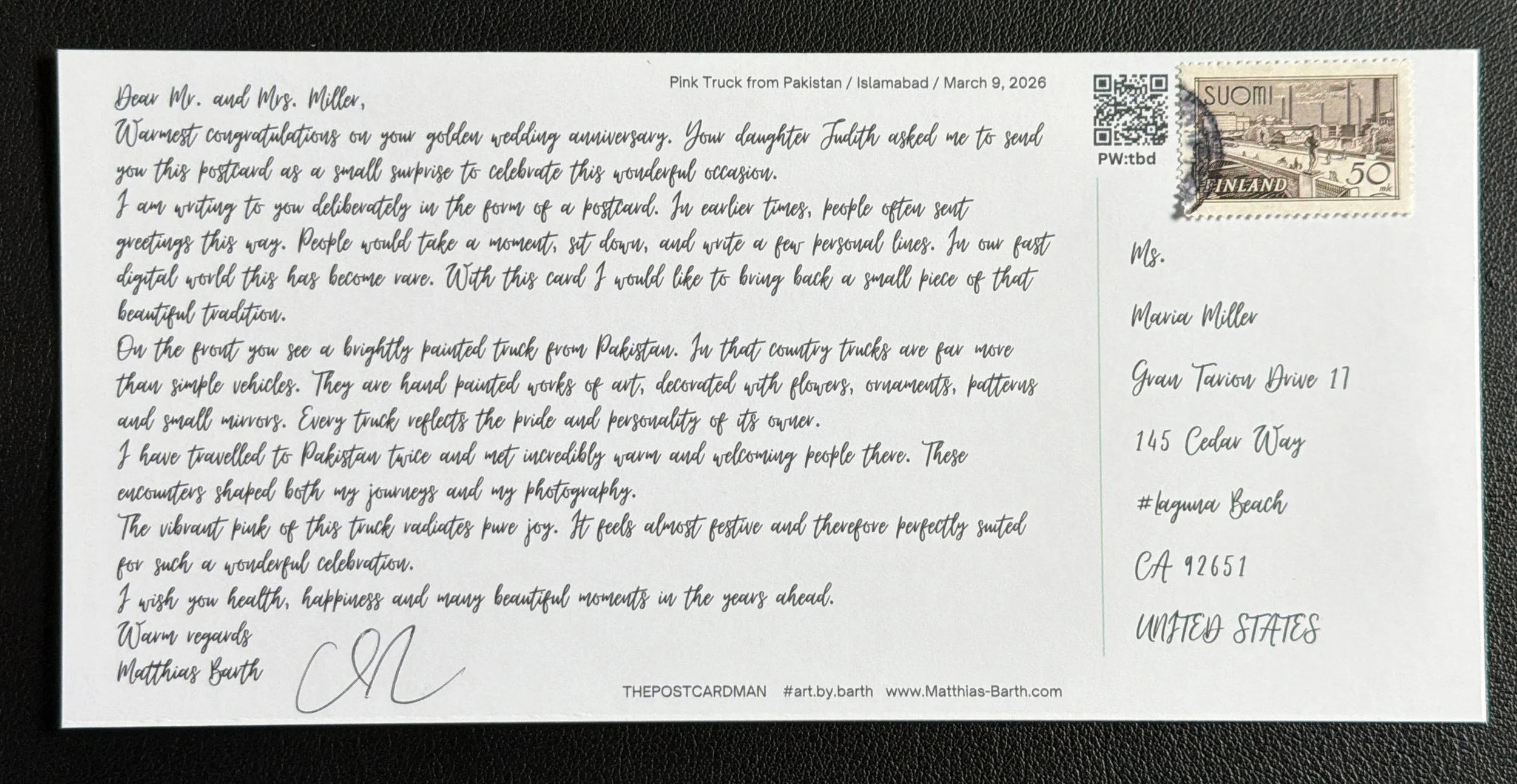 Postkarten-Set + Reiseblog