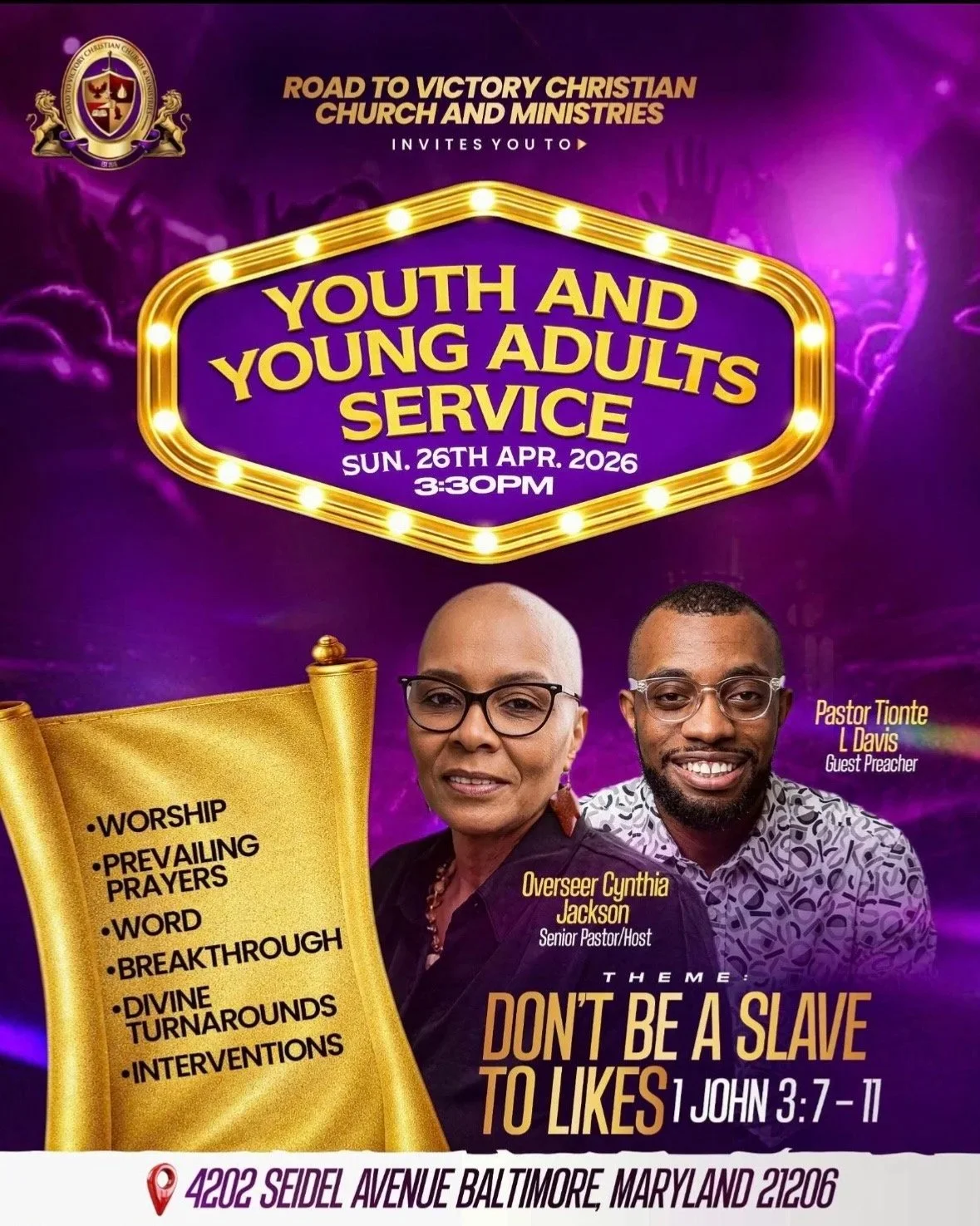 Youth & Young Adults Service