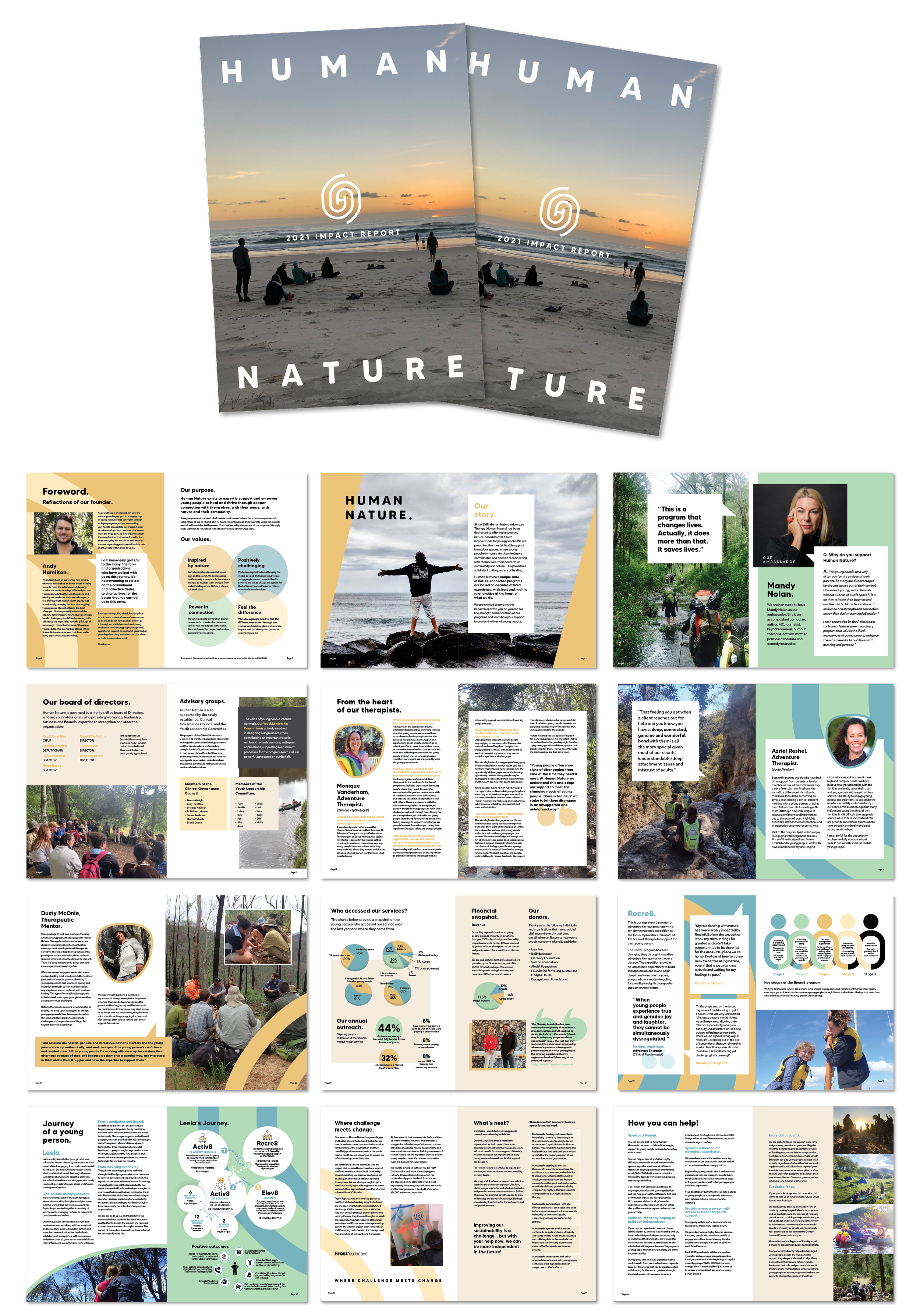 Human Nature 48pp Impact Report Design