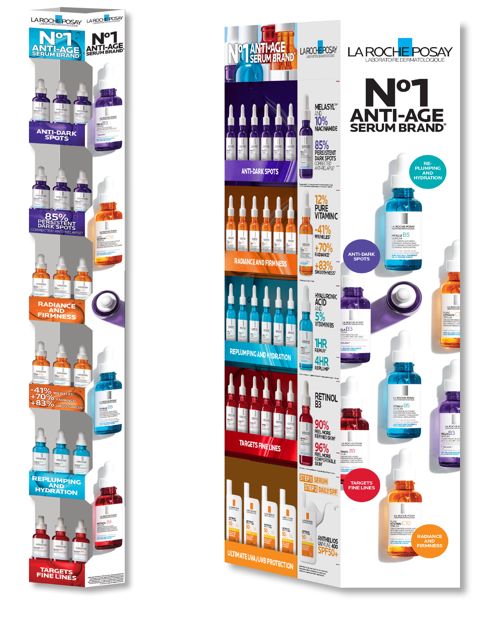 La Roche-Posay Hangsell & Floorstand