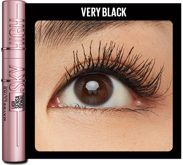 Sky High Mascara shade range gif