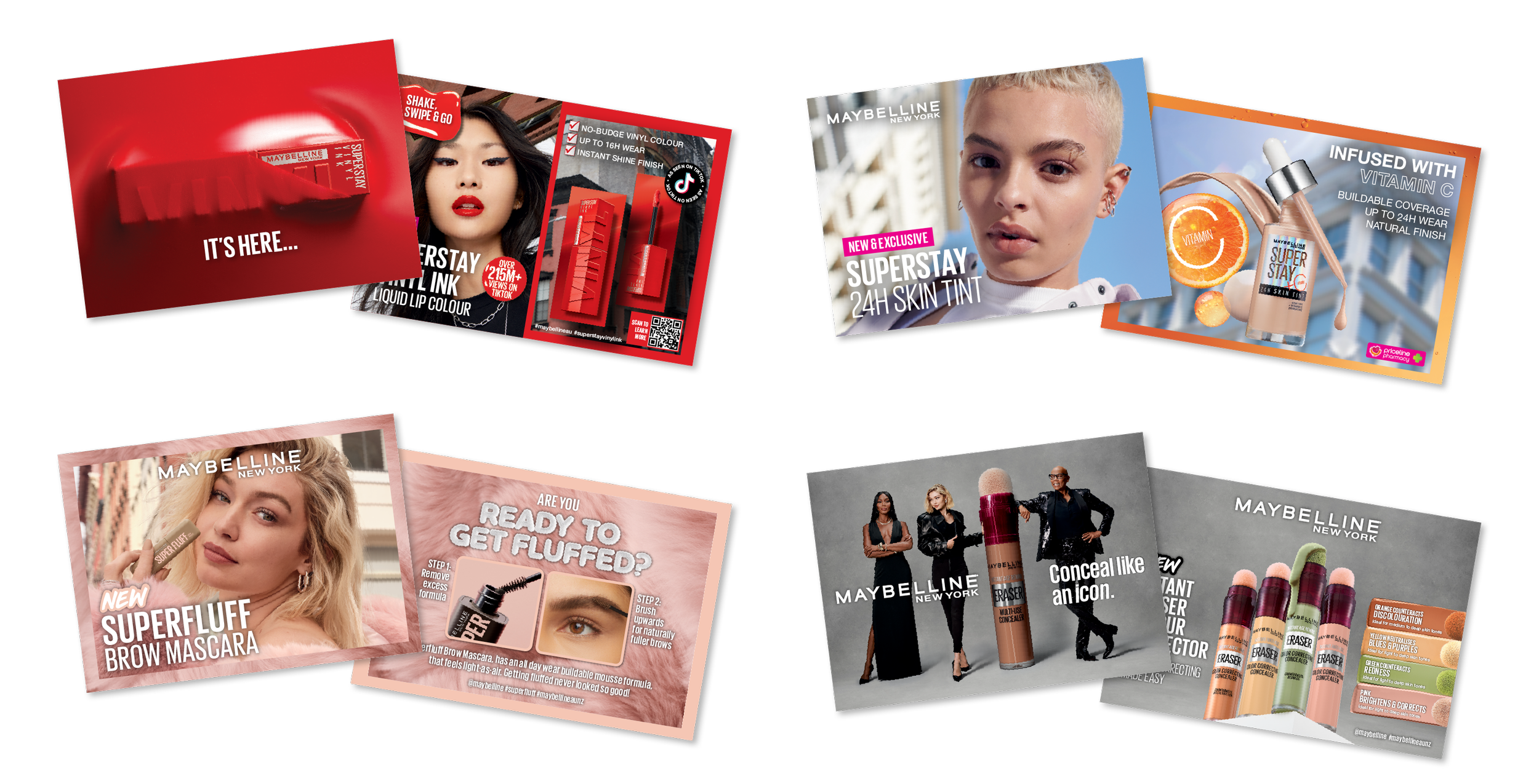 Maybelline PR Cards