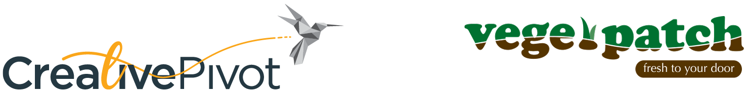 Creative Pivot and VegePatch Logo design