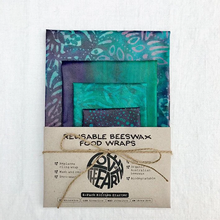 Love the Earth Beeswax Wraps 4-pack