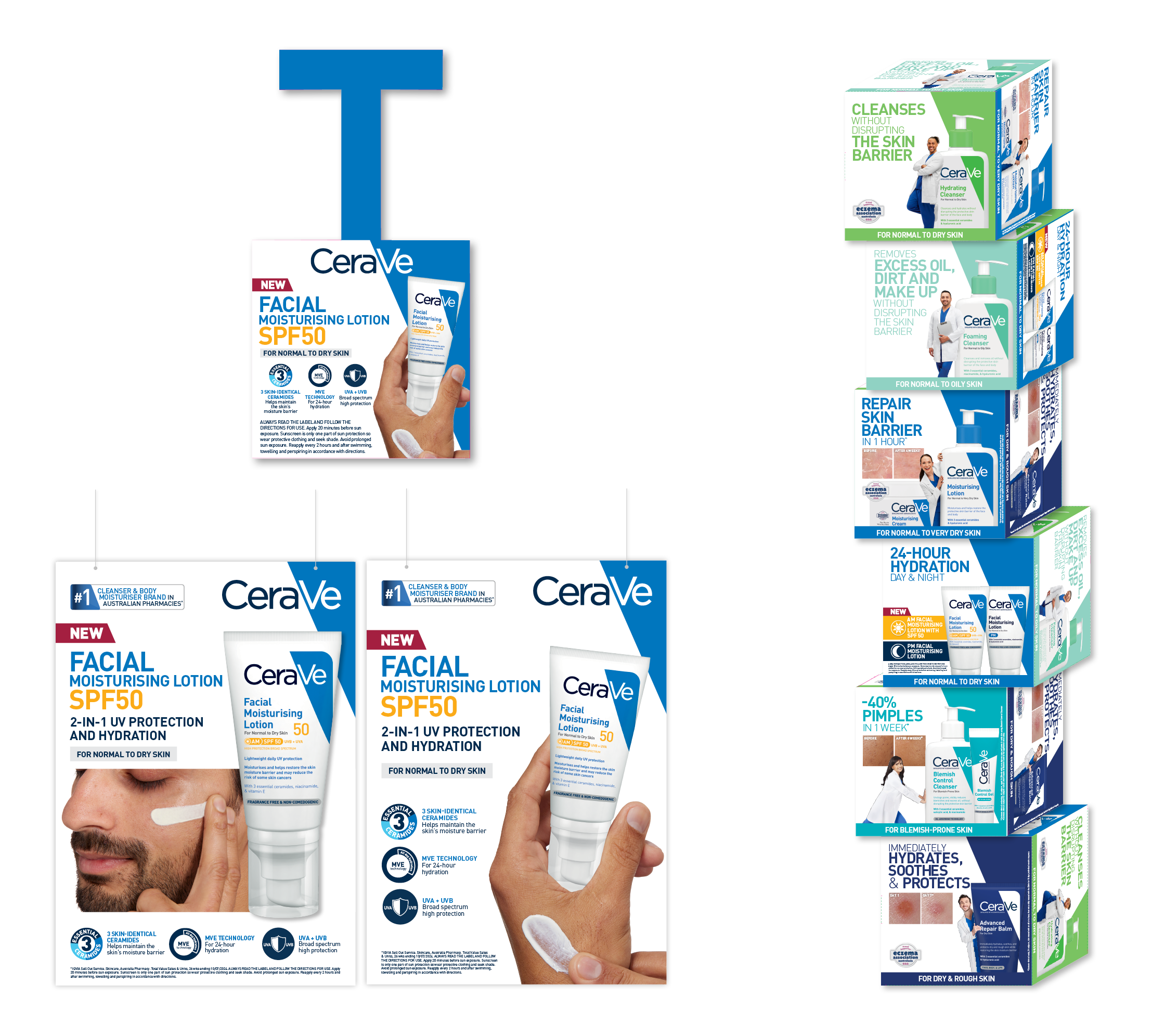 CeraVe Facial Moisturising Lotion POS