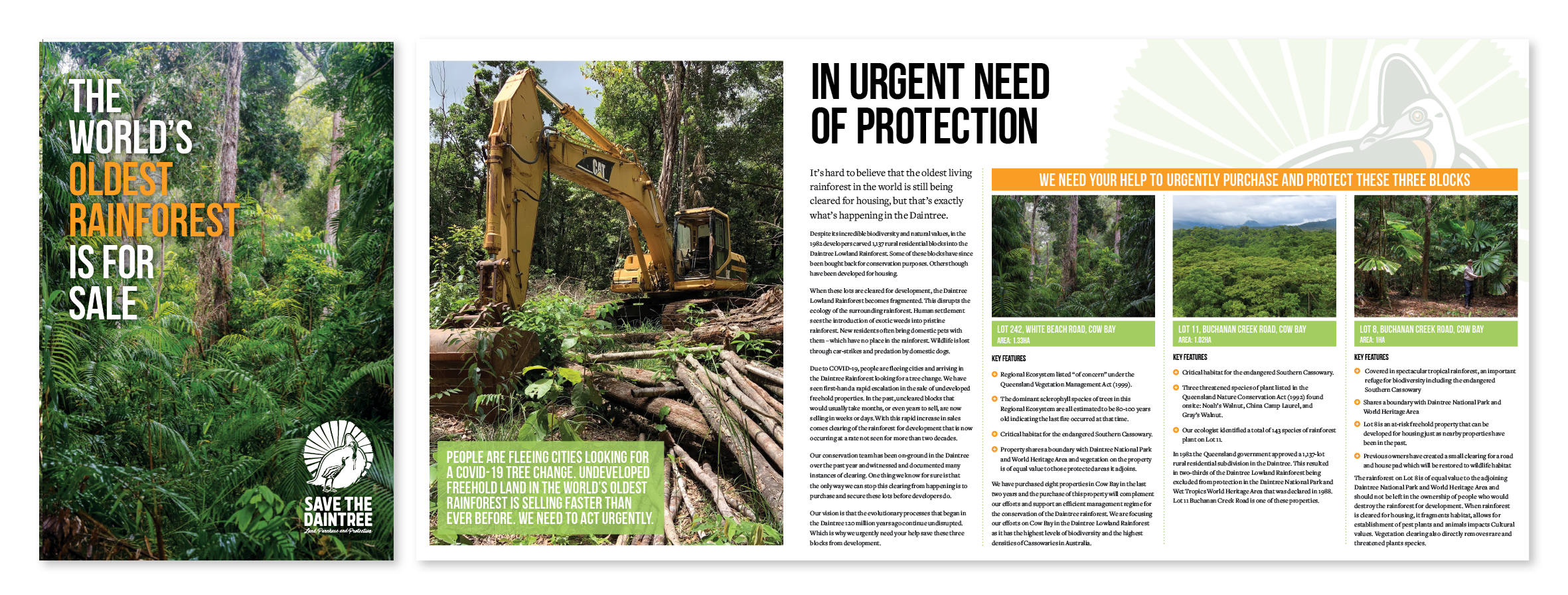 Rainforest Rangers A4 Rollfold Brochure