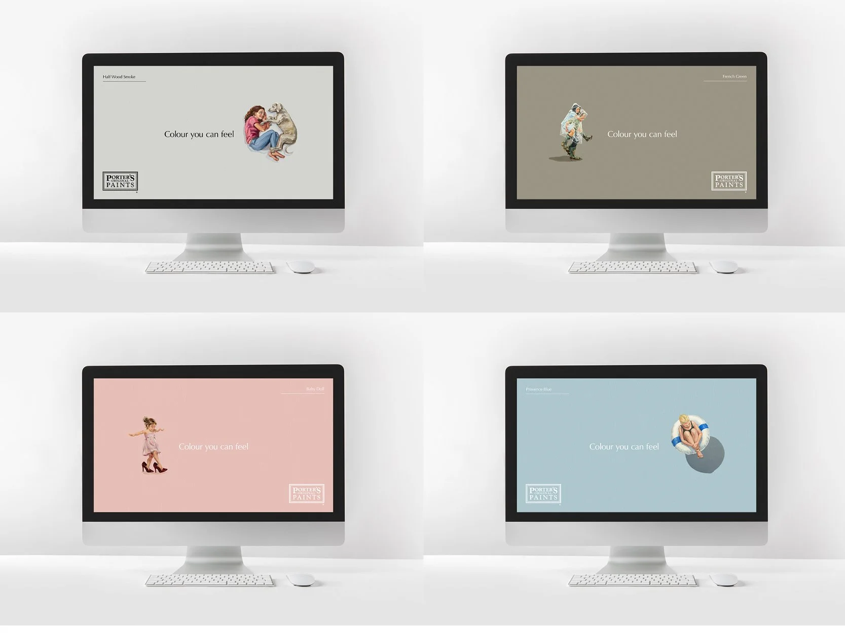 Porter's Paints digital marketing assets