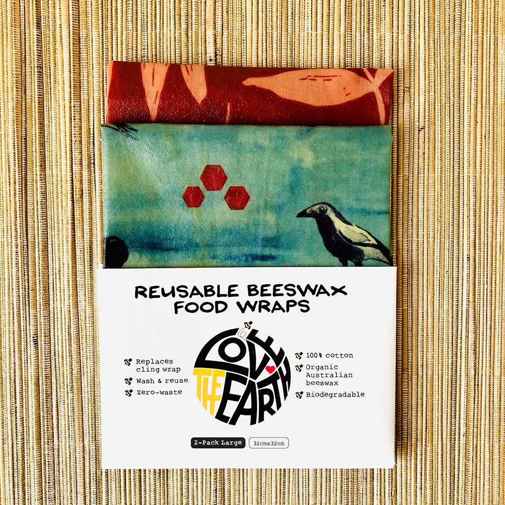 Love the Earth Beeswax Wraps 2 Pack