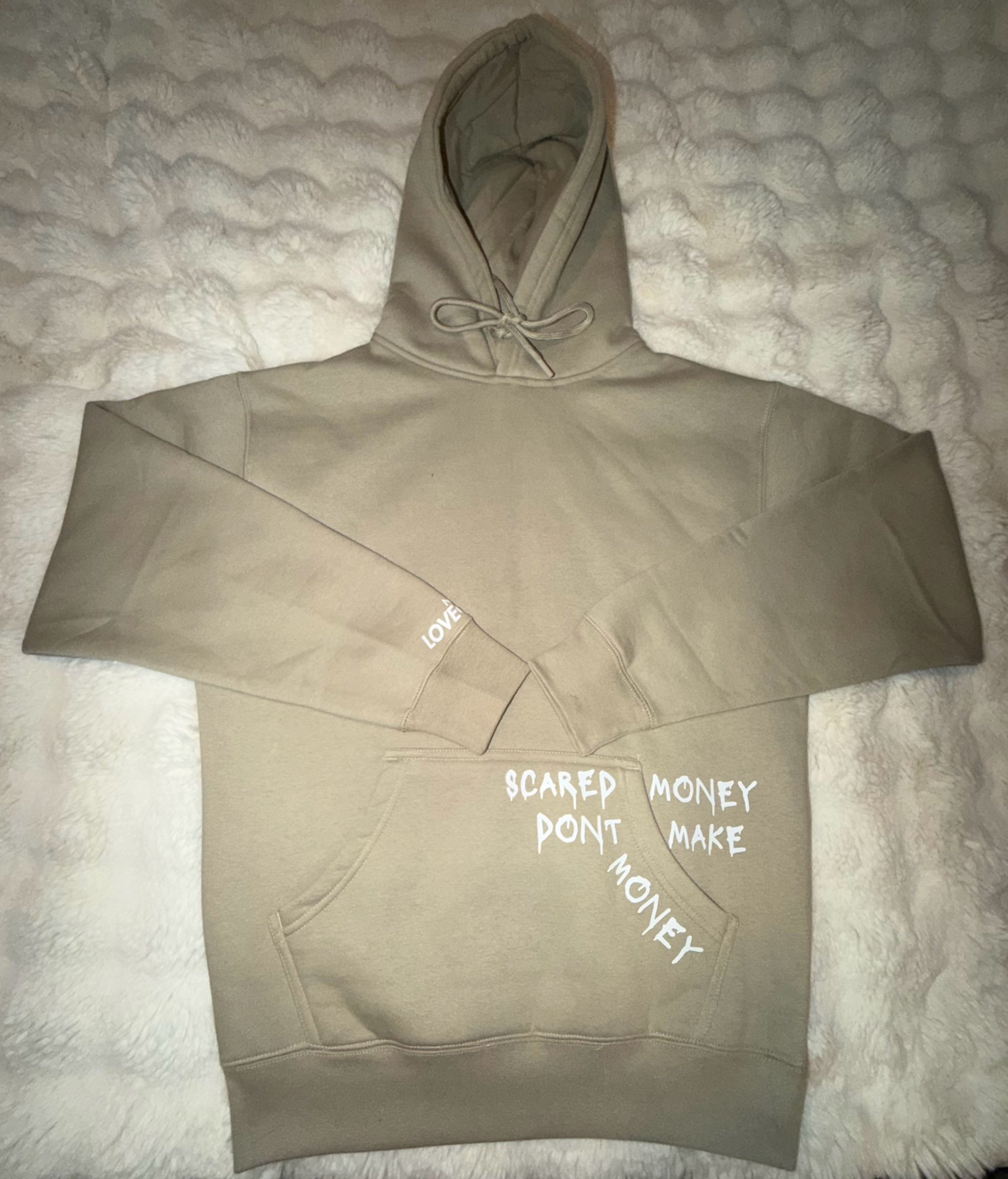 Beige hoodie