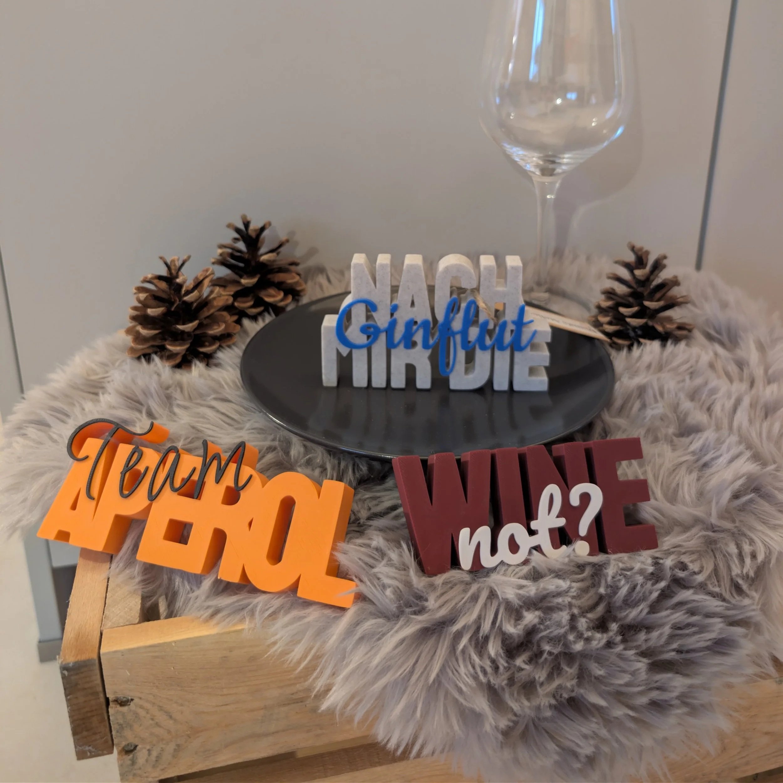 Cheers Collection – Humorvolle Statement-Schriftzüge