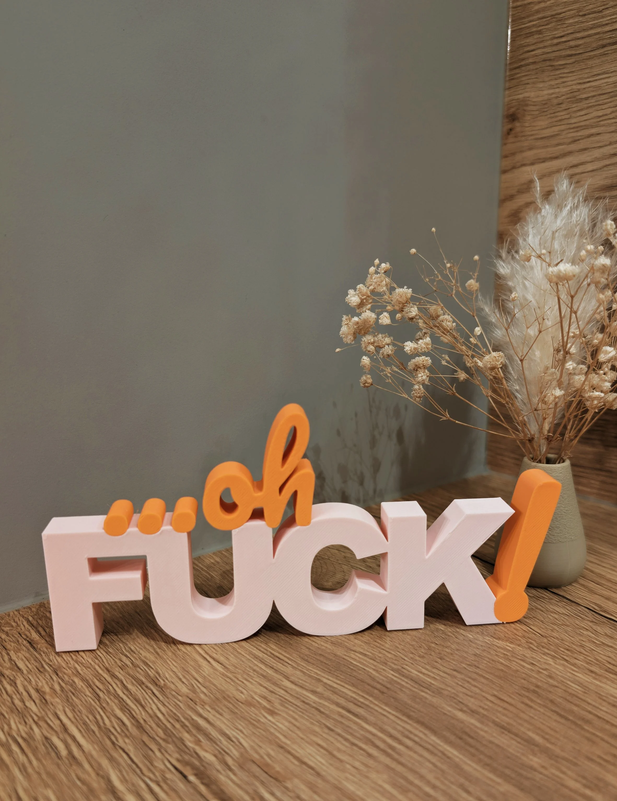 oh F*CK! – Wortdeko